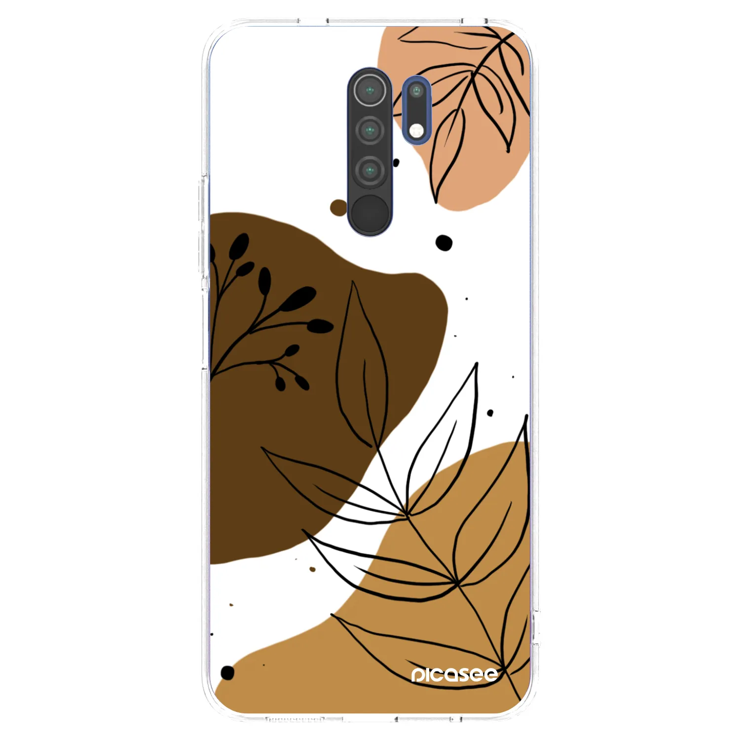 Picasee silikonowe przeźroczyste etui na Xiaomi Redmi 9 - Boho style