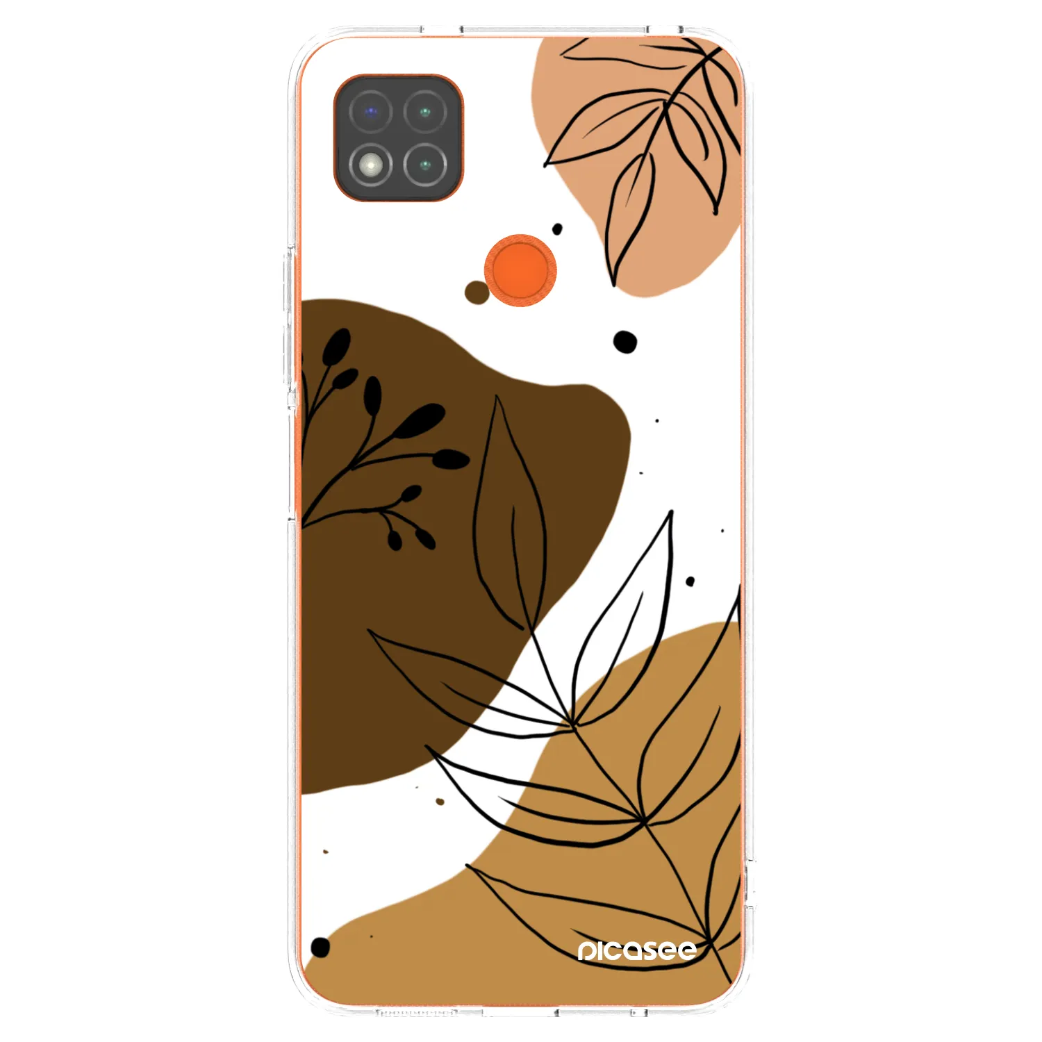 Picasee silikonowe przeźroczyste etui na Xiaomi Redmi 9C - Boho style