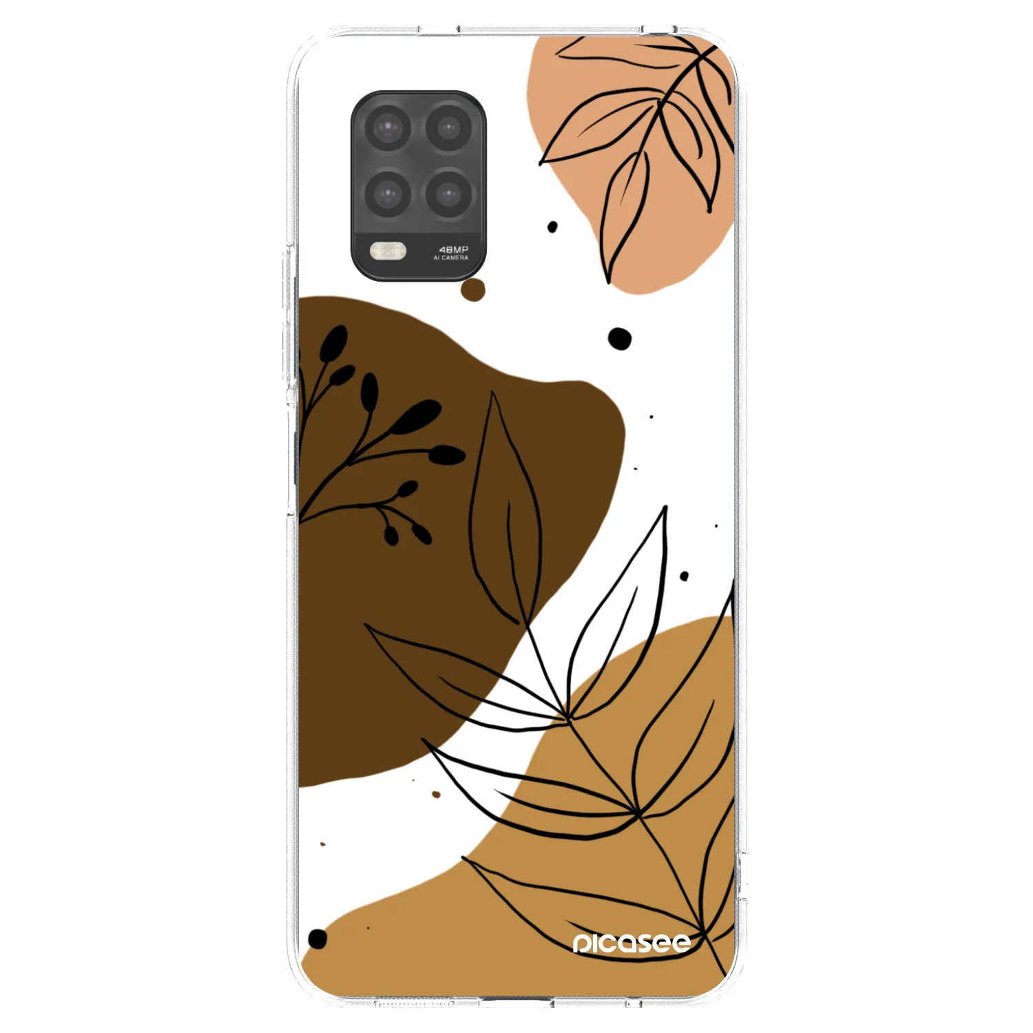 Picasee silikonowe przeźroczyste etui na Xiaomi Mi 10 Lite - Boho style