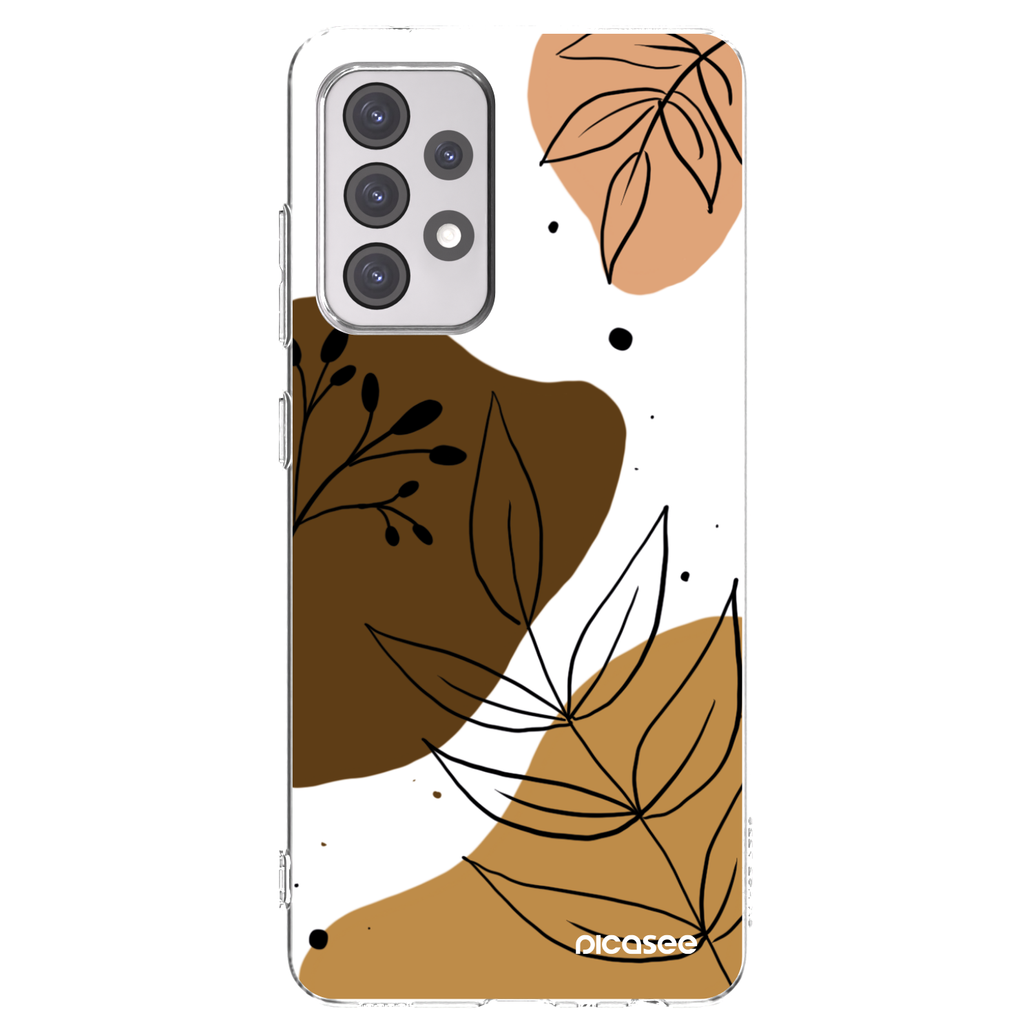 Picasee silikonowe przeźroczyste etui na Samsung Galaxy A52 5G A525F - Boho style