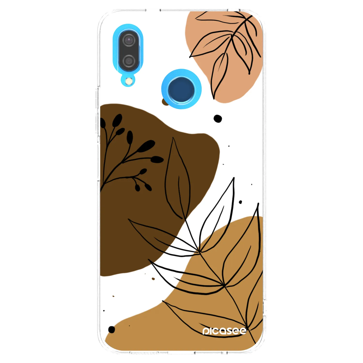 Picasee silikonowe przeźroczyste etui na Huawei P20 Lite - Boho style