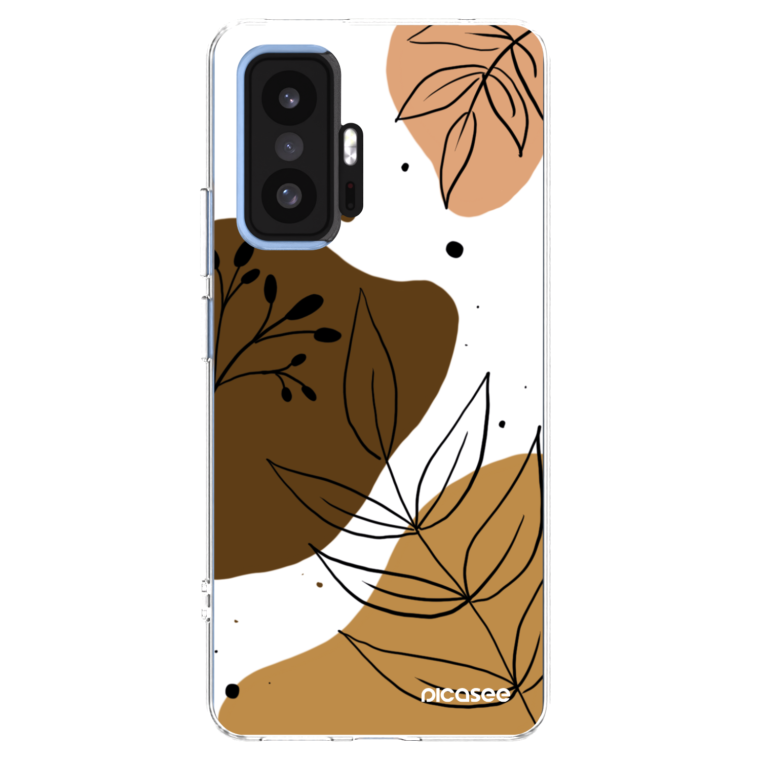 Picasee silikonowe przeźroczyste etui na Xiaomi 11T - Boho style