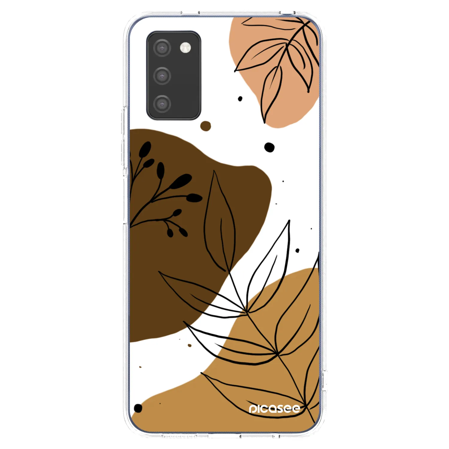 Picasee silikonowe przeźroczyste etui na Samsung Galaxy A03s A037G - Boho style