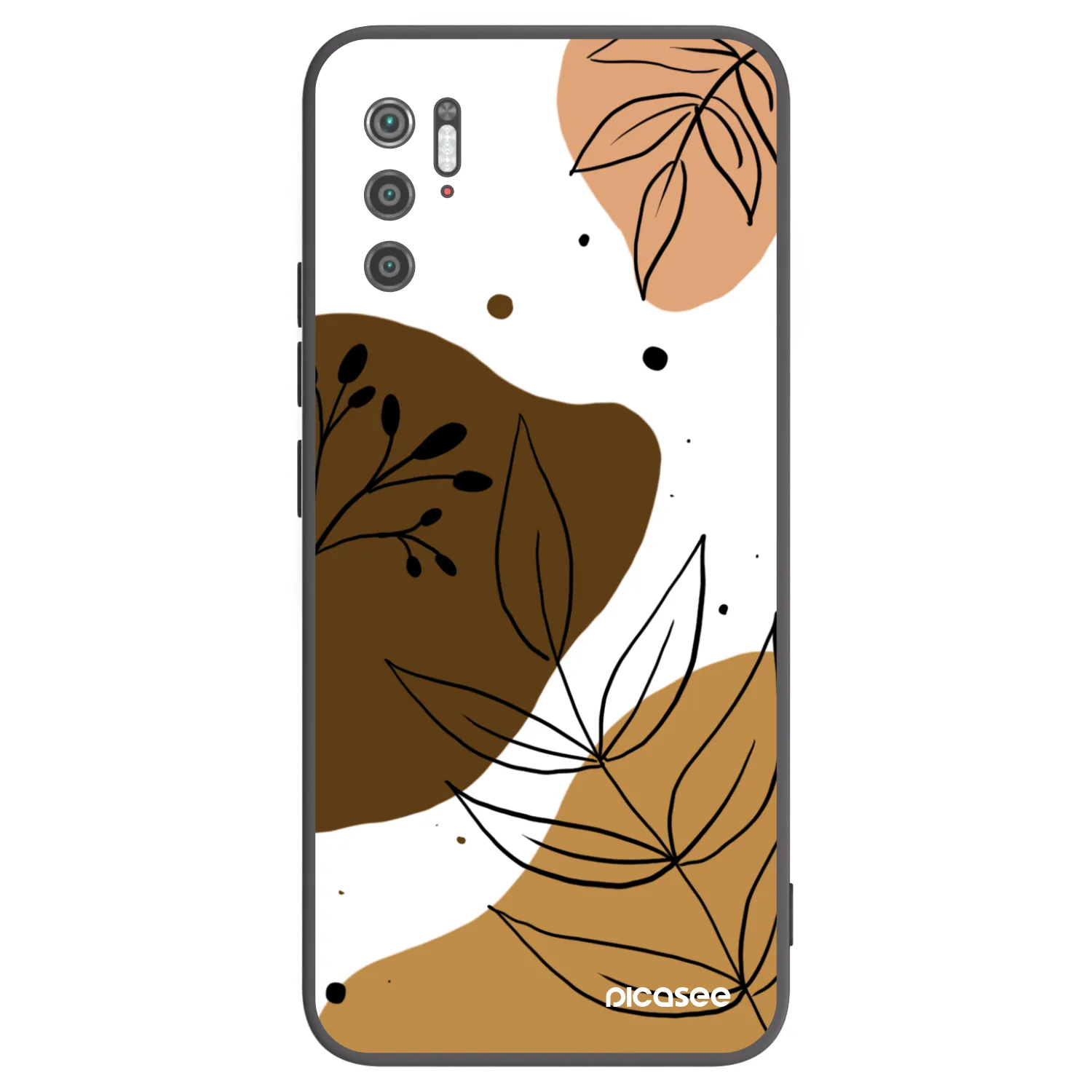 Picasee silikonowe czarne etui na Xiaomi Poco M3 Pro 5G - Boho style