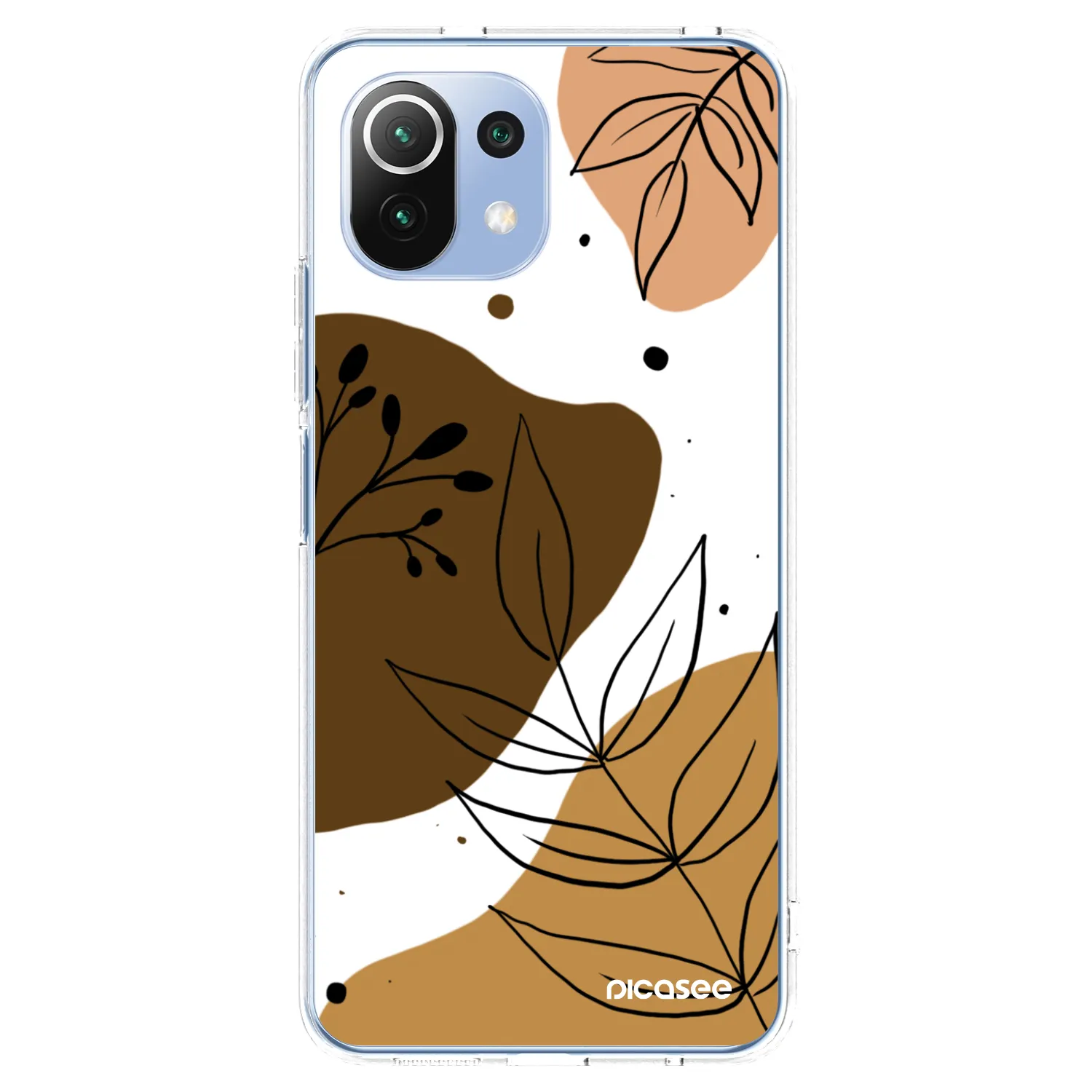 Picasee silikonowe przeźroczyste etui na Xiaomi 11 Lite 5G NE - Boho style