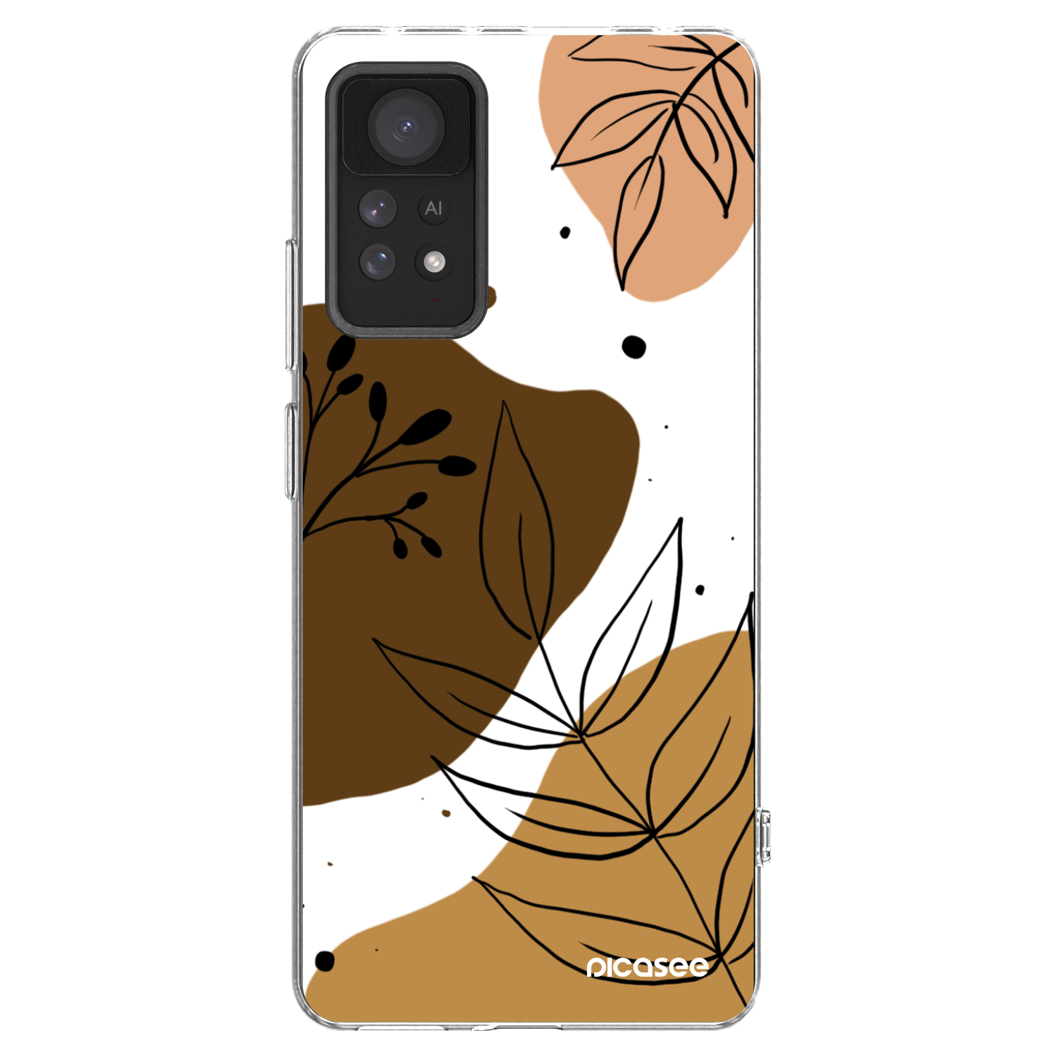 Picasee silikonowe przeźroczyste etui na Xiaomi Redmi Note 11 Pro 5G - Boho style