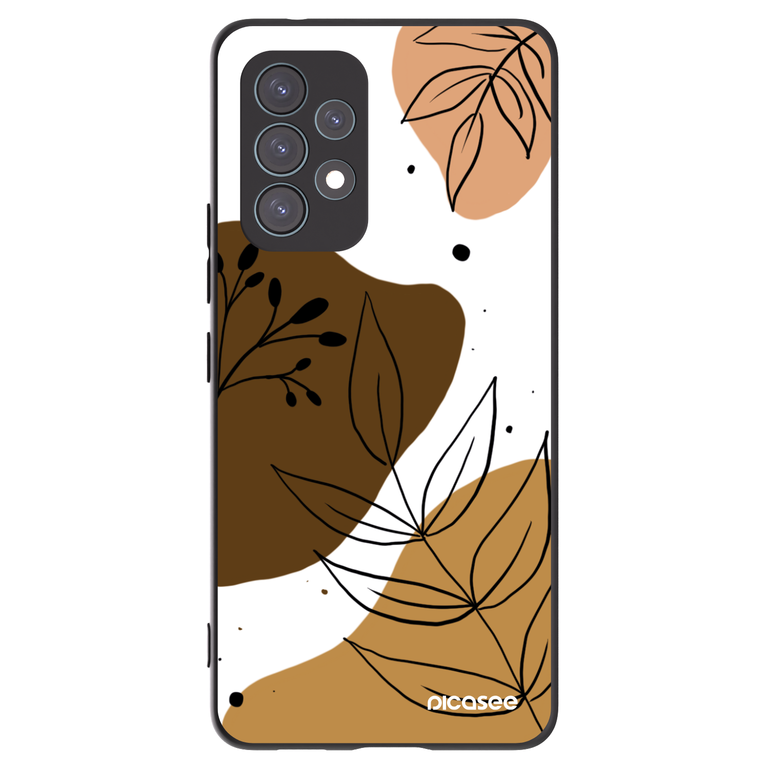 Picasee silikonowe czarne etui na Samsung Galaxy A53 5G A536 - Boho style