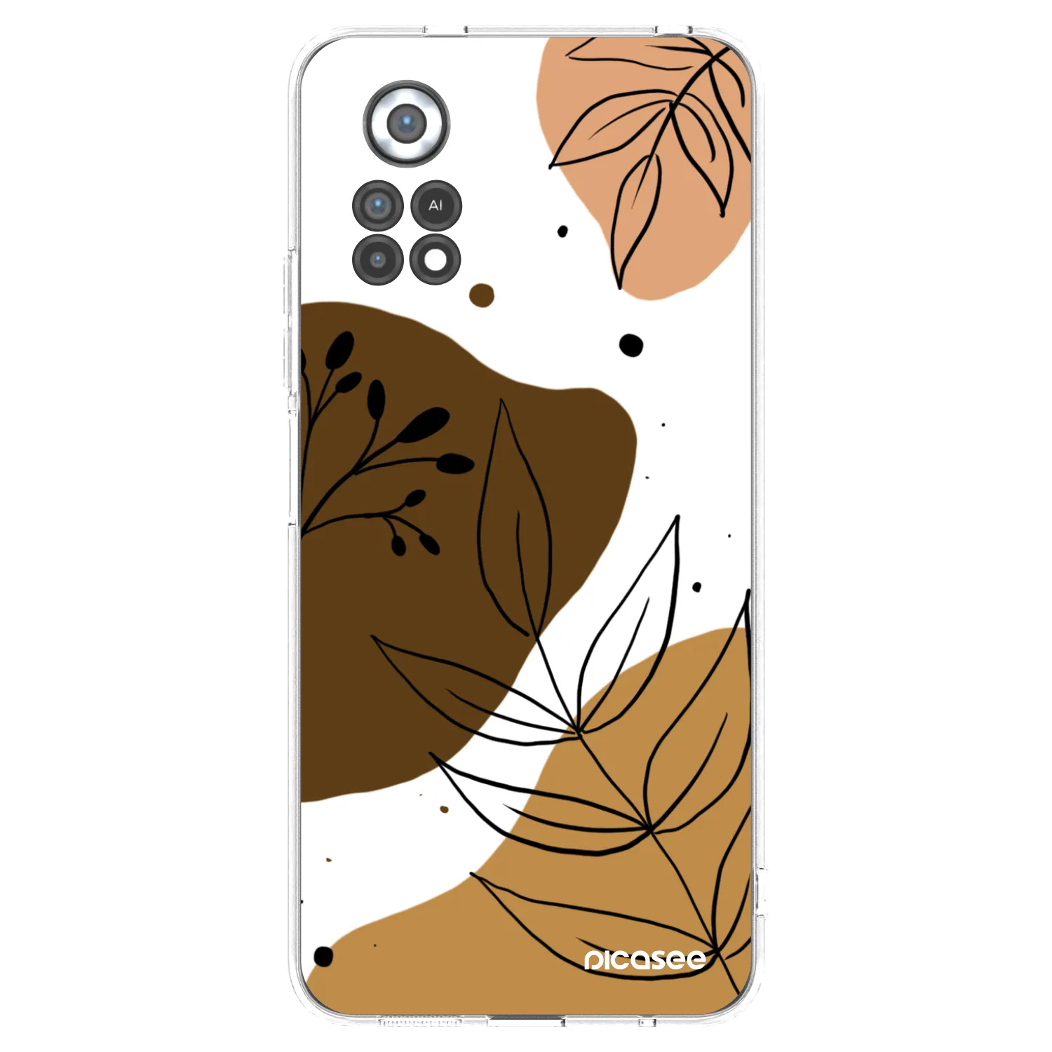 Picasee silikonowe przeźroczyste etui na Xiaomi Poco X4 Pro 5G - Boho style