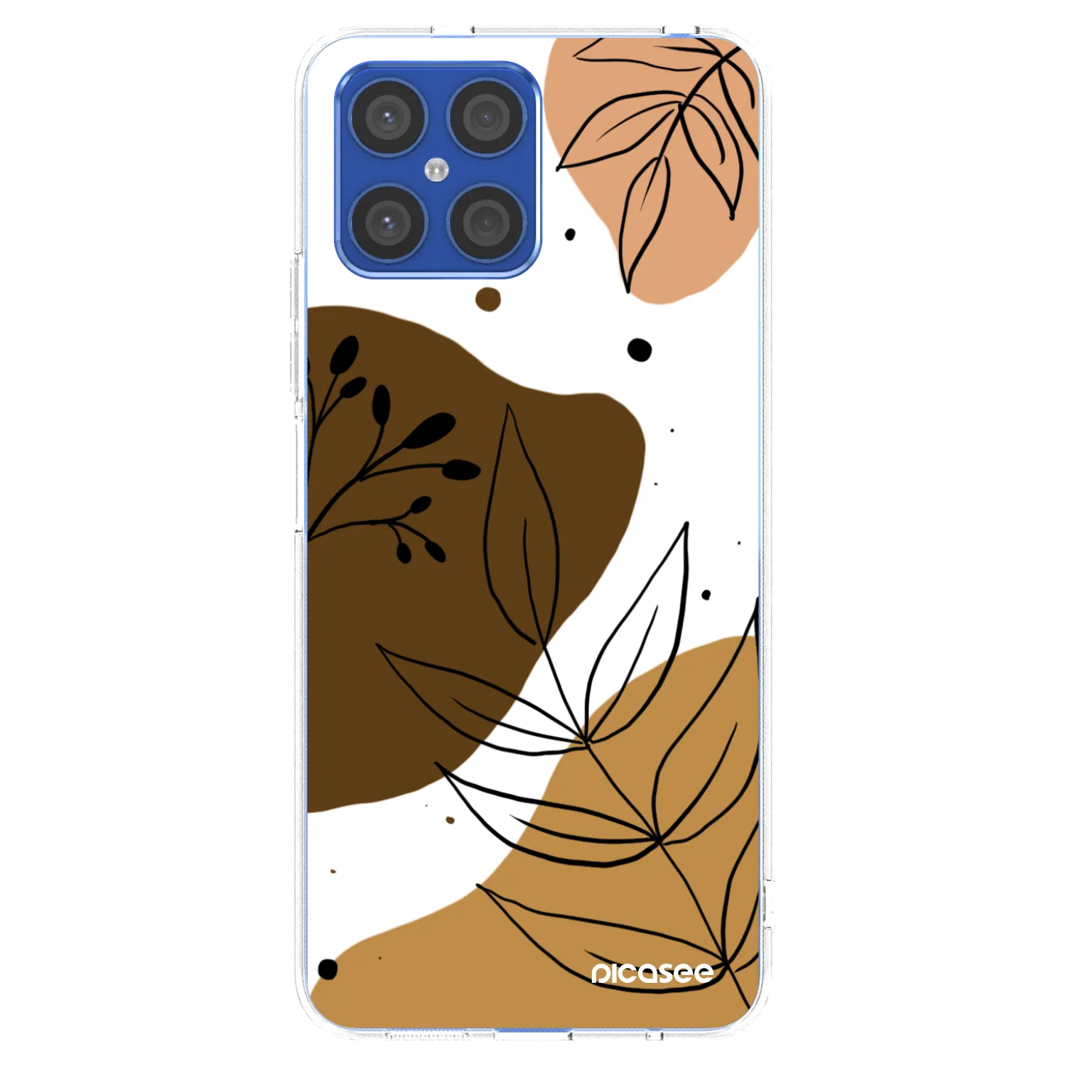 Picasee silikonowe przeźroczyste etui na Honor X8 4G - Boho style