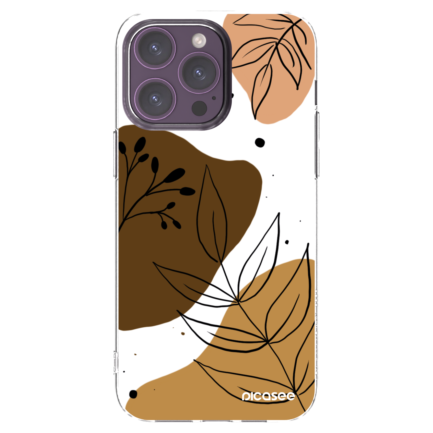 Picasee silikonowe przeźroczyste etui na Apple iPhone 14 Pro Max - Boho style