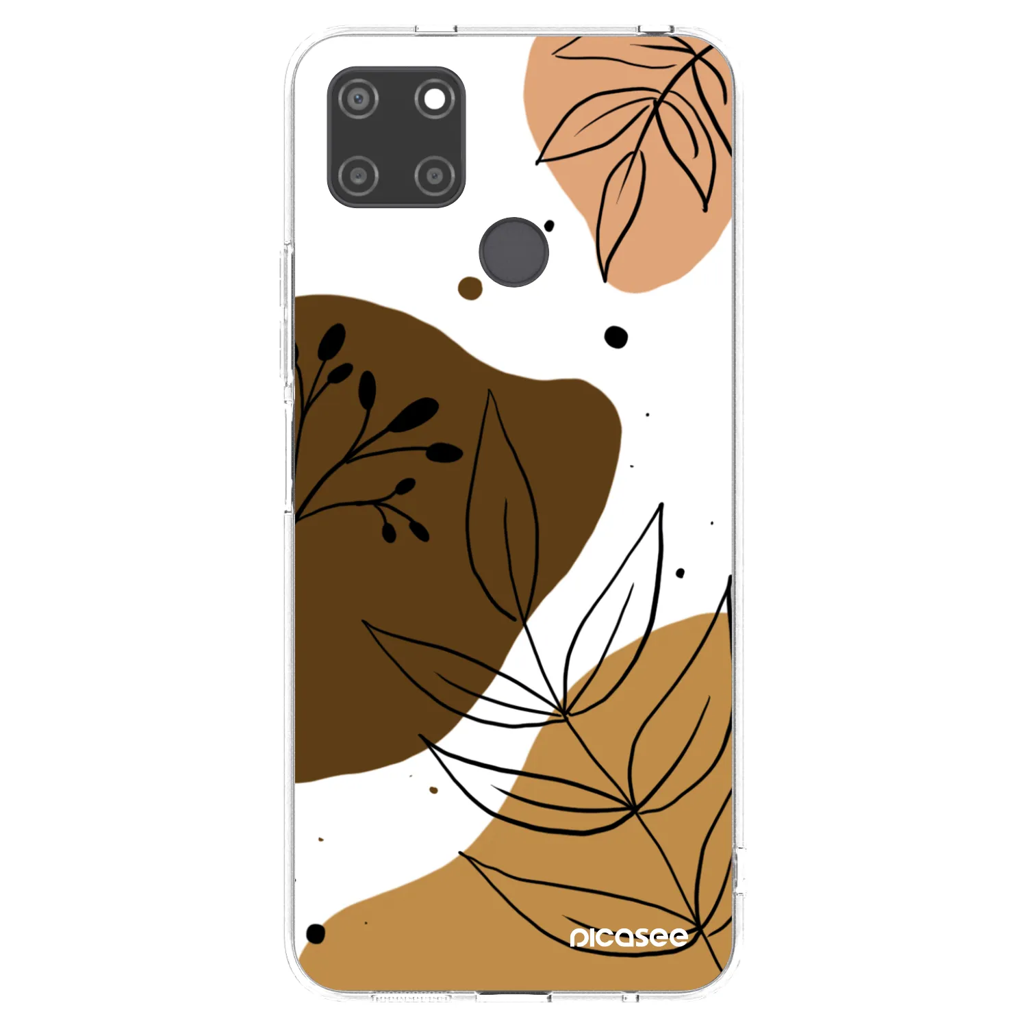 Picasee silikonowe przeźroczyste etui na Realme C21Y - Boho style