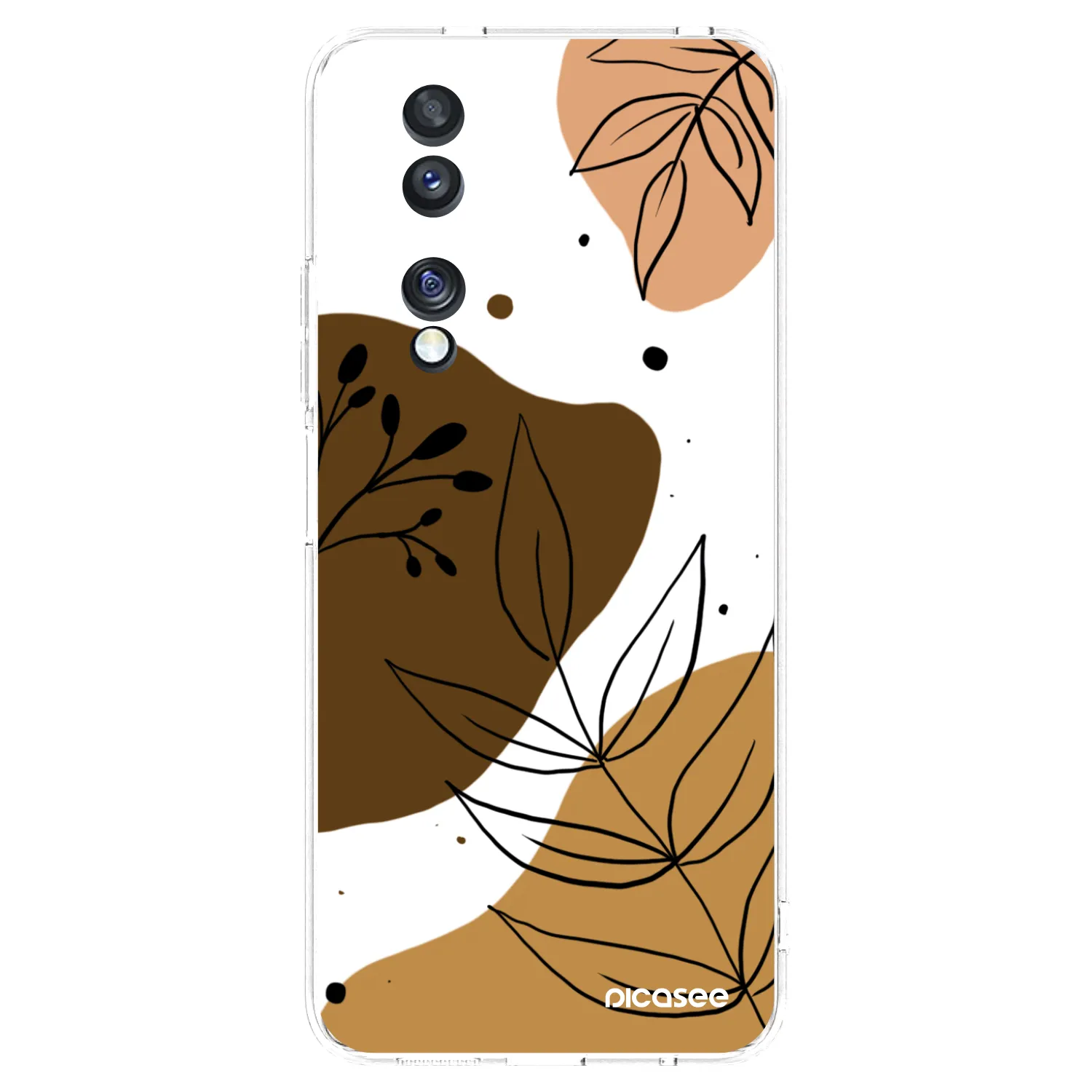 Picasee silikonowe przeźroczyste etui na Honor 70 - Boho style