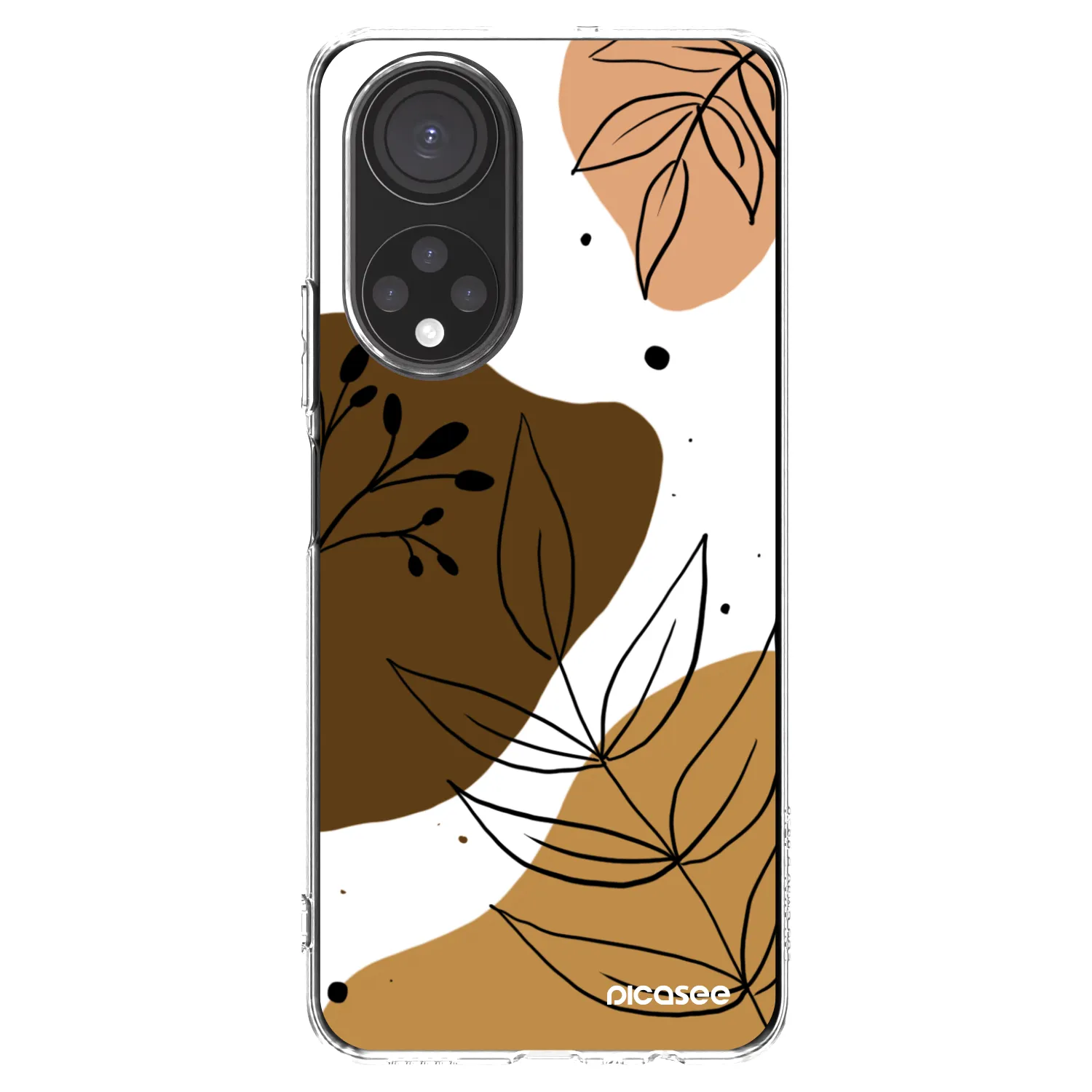 Picasee silikonowe przeźroczyste etui na Honor X7 - Boho style