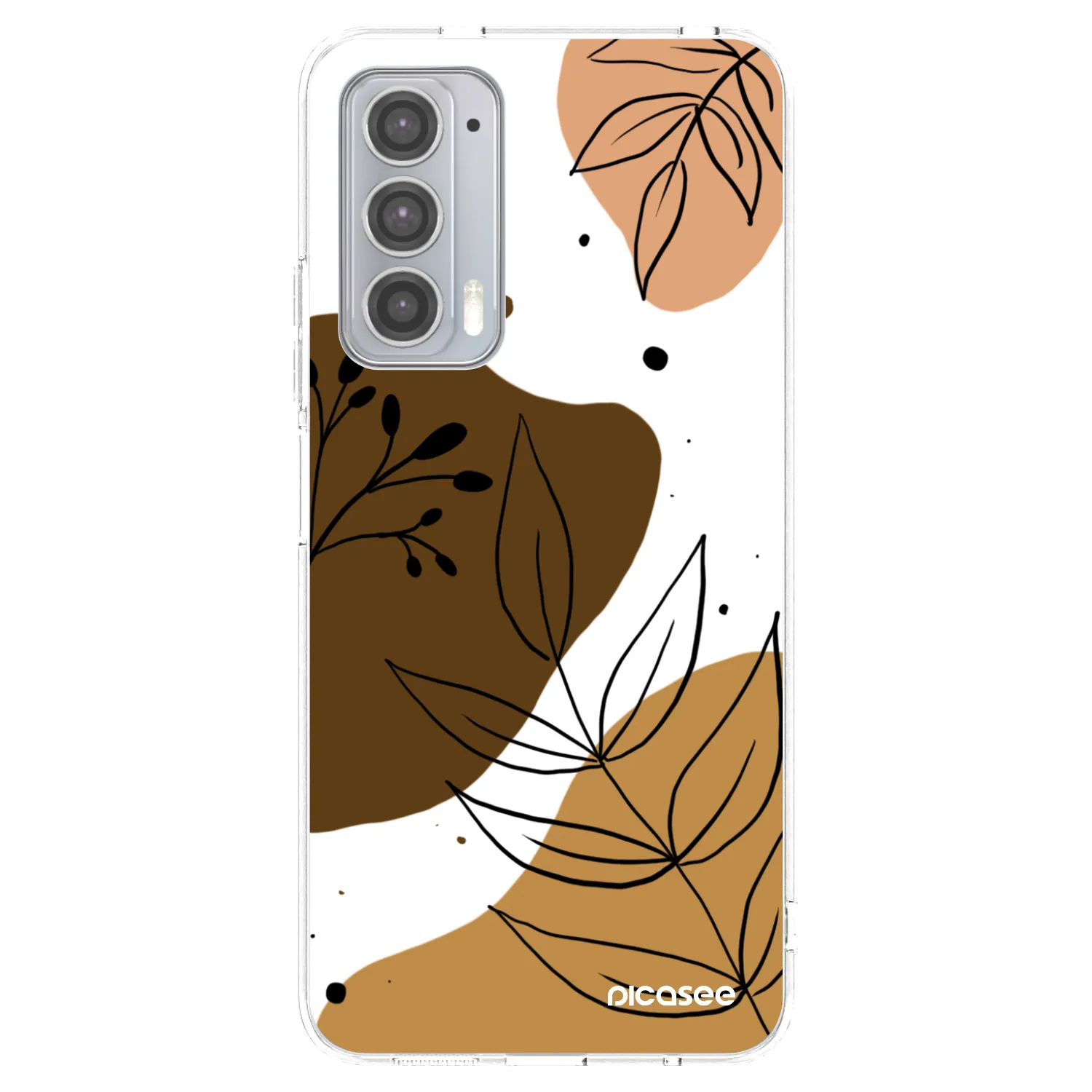 Picasee silikonowe przeźroczyste etui na Motorola Edge 20 - Boho style