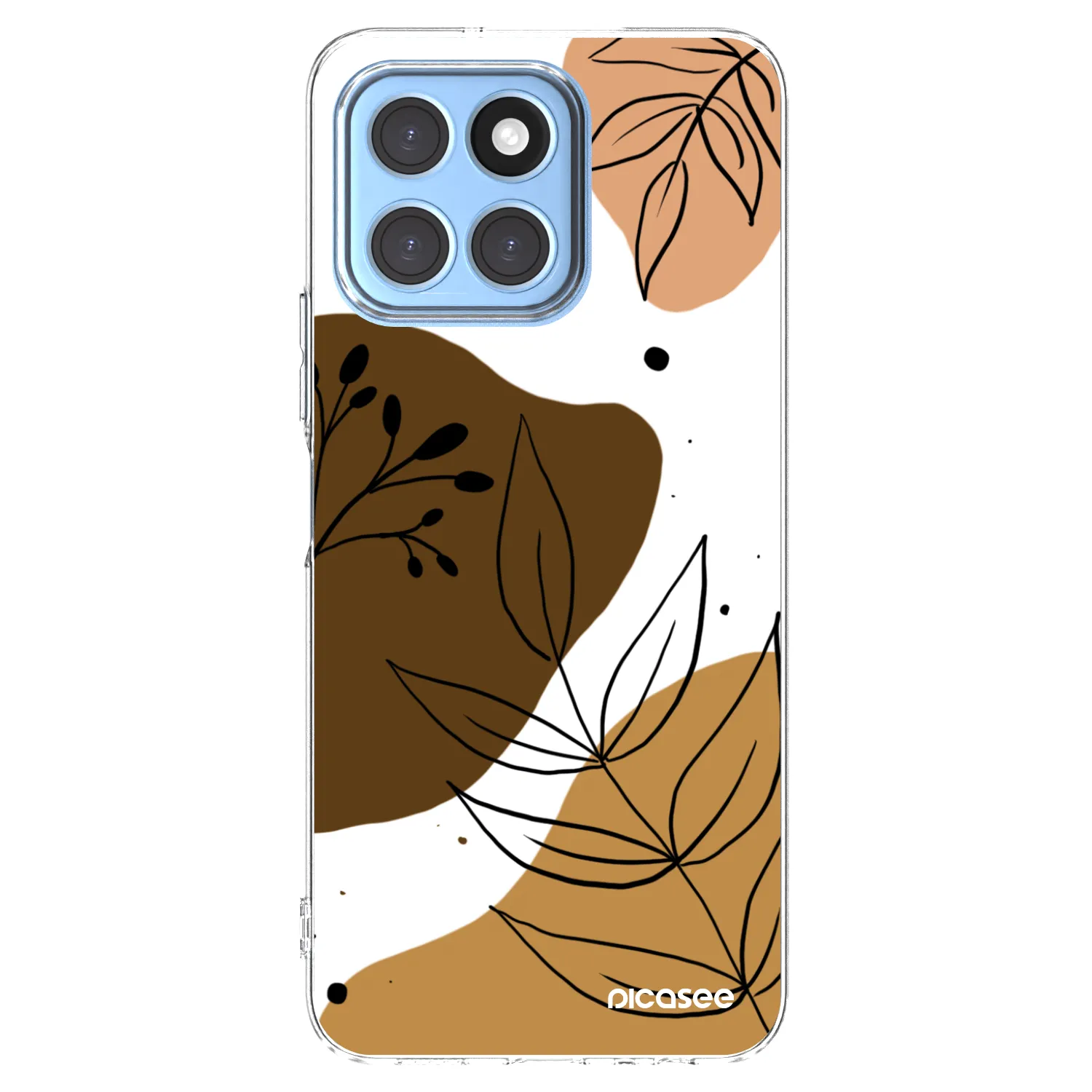 Picasee silikonowe przeźroczyste etui na Honor X8 5G - Boho style