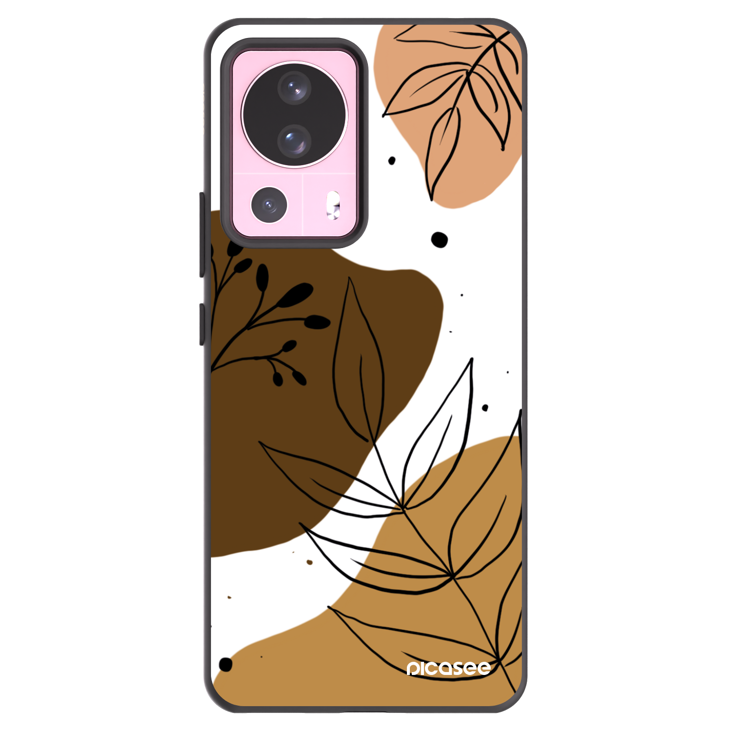 Picasee silikonowe czarne etui na Xiaomi 13 Lite - Boho style