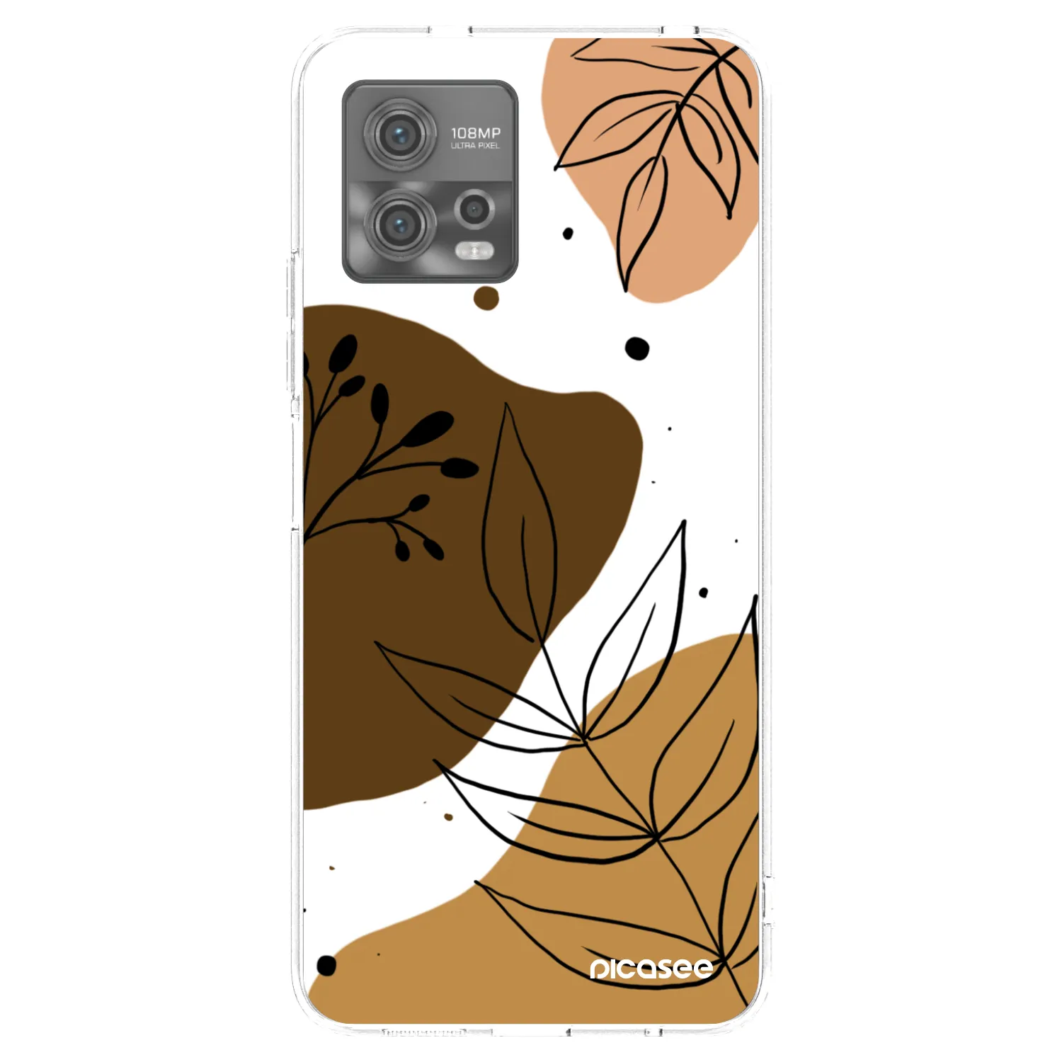 Picasee silikonowe przeźroczyste etui na Motorola Moto G72 - Boho style
