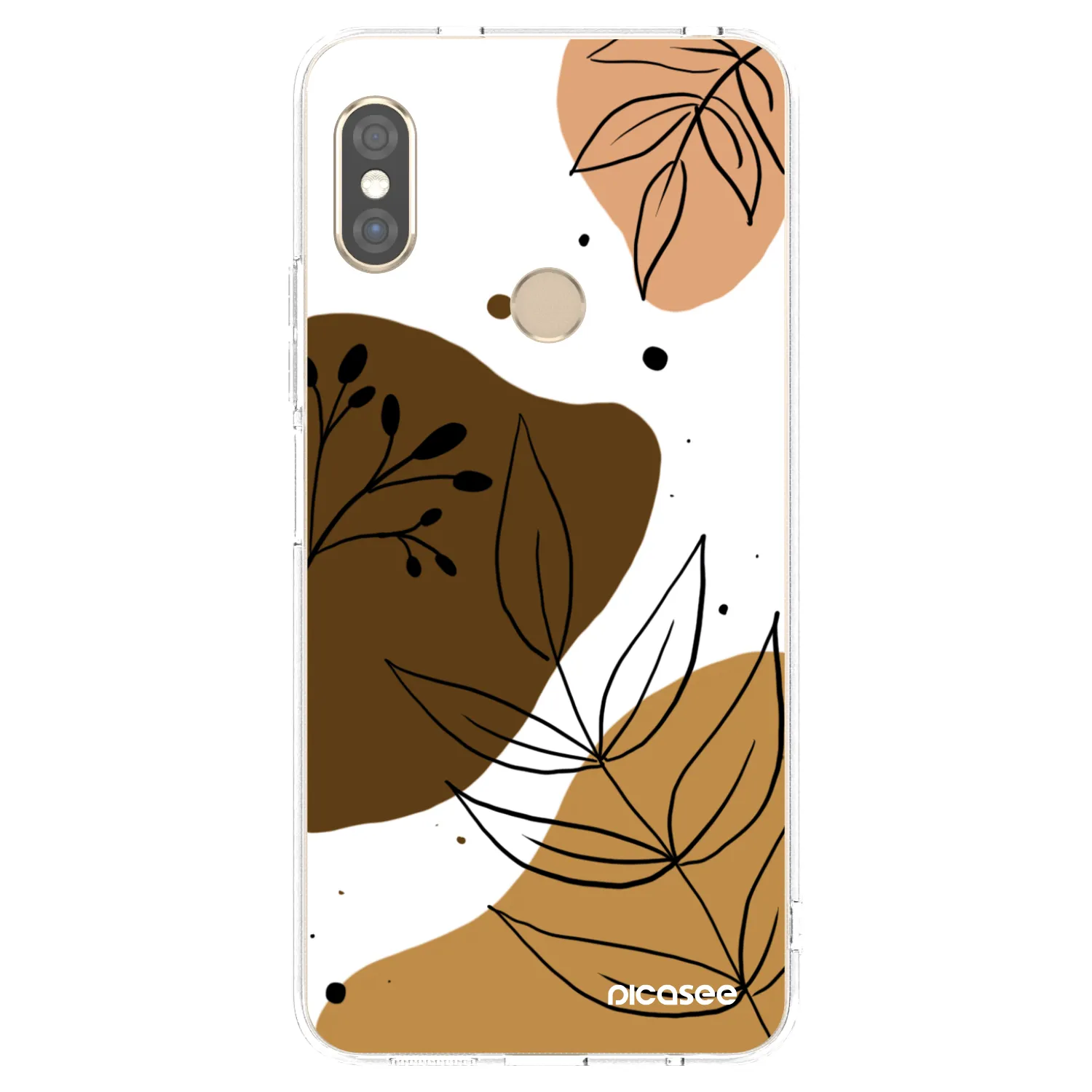 Picasee silikonowe przeźroczyste etui na Xiaomi Redmi Note 5 Global - Boho style