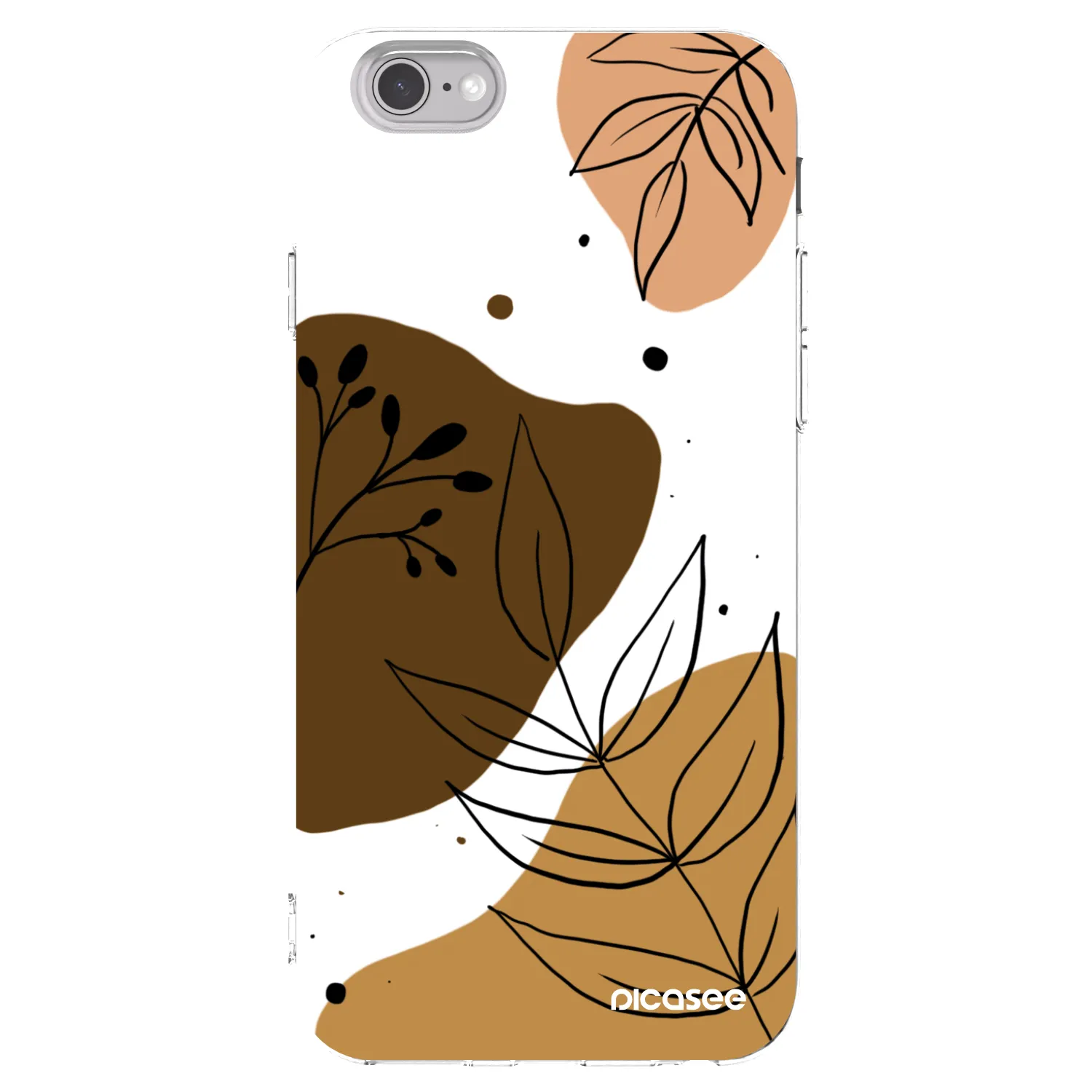Picasee silikonowe przeźroczyste etui na Apple iPhone 6/6S - Boho style