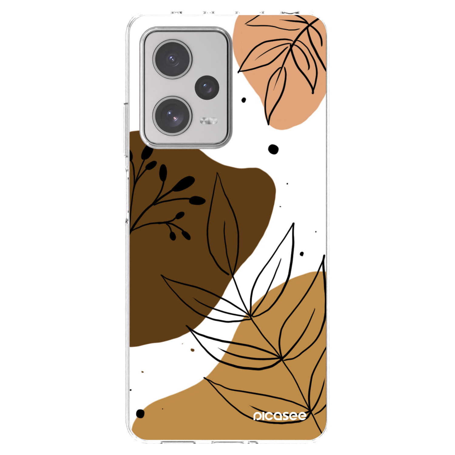 Picasee silikonowe przeźroczyste etui na Xiaomi Redmi Note 12 Pro+ 5G - Boho style