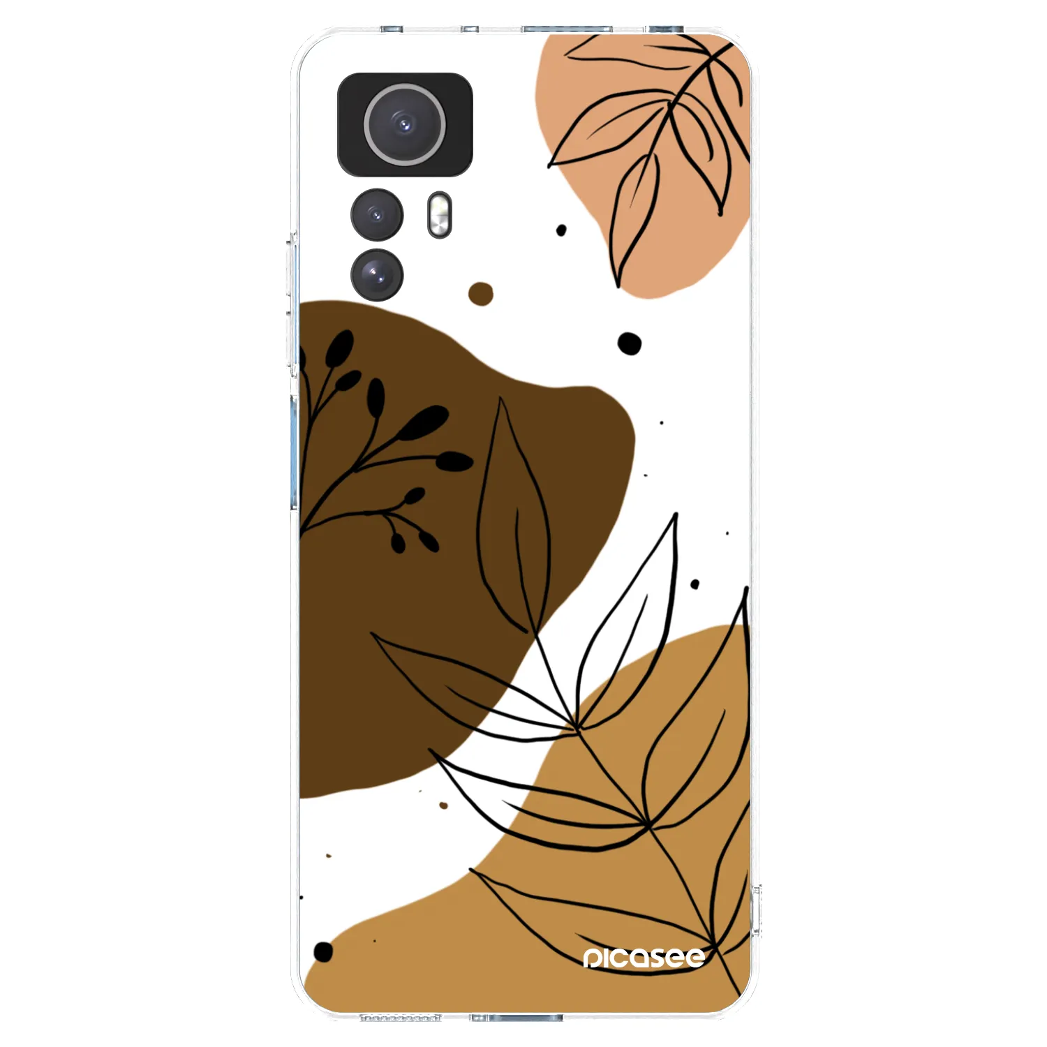 Picasee silikonowe przeźroczyste etui na Xiaomi Redmi Note 12S - Boho style