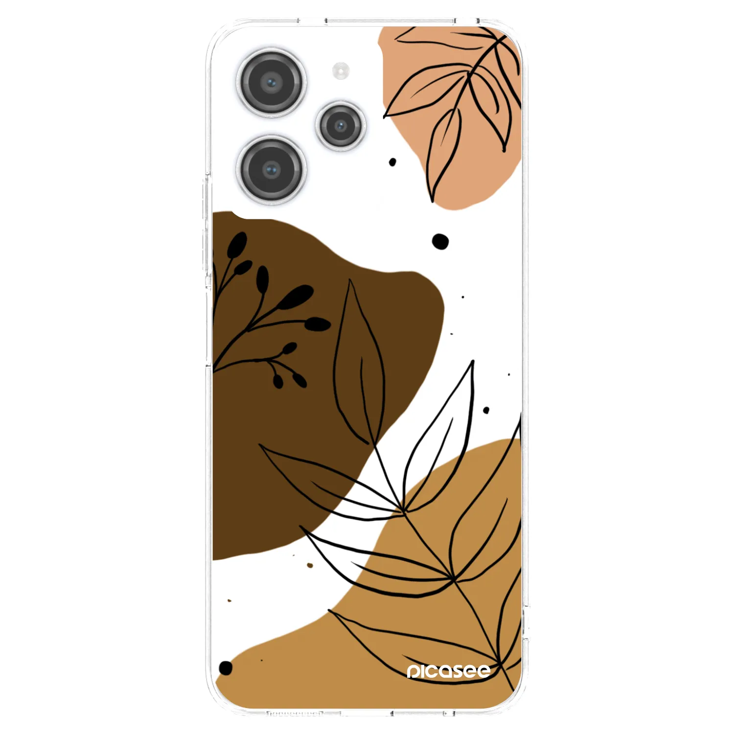 Picasee silikonowe przeźroczyste etui na Xiaomi Redmi 12 4G - Boho style