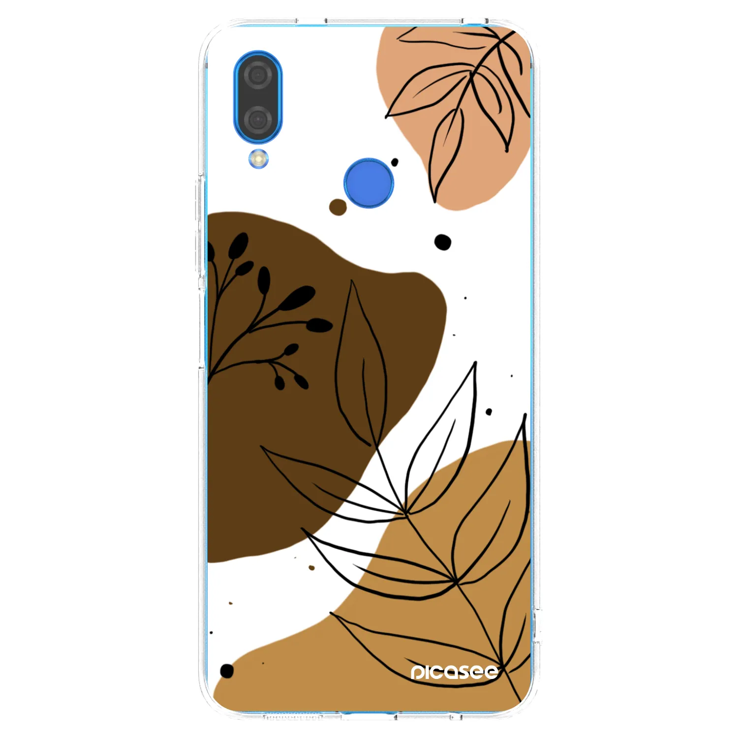 Picasee silikonowe przeźroczyste etui na Huawei Nova 3i - Boho style