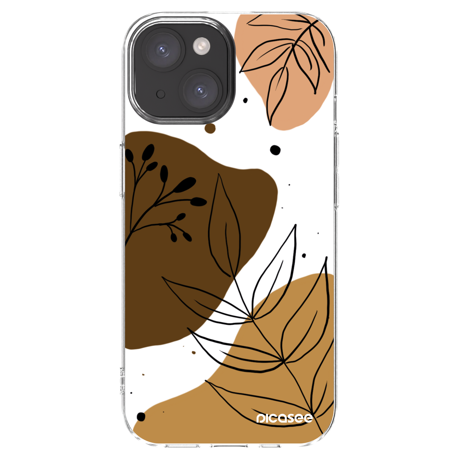 Picasee silikonowe przeźroczyste etui na Apple iPhone 15 - Boho style