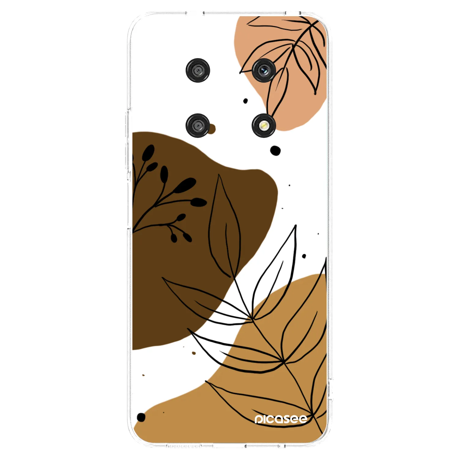 Picasee silikonowe przeźroczyste etui na Honor Magic4 Lite 5G - Boho style
