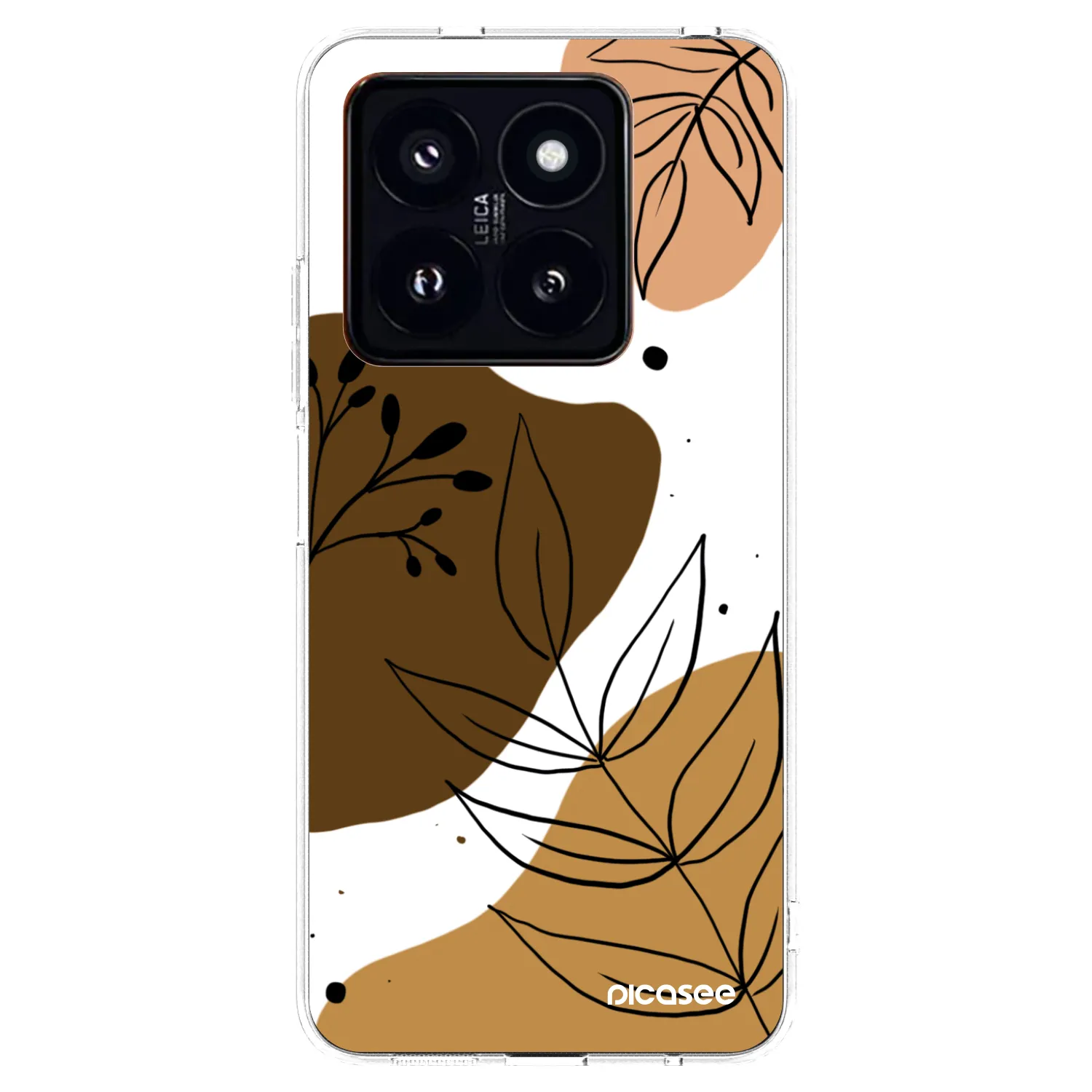 Picasee silikonowe przeźroczyste etui na Xiaomi 14 Pro - Boho style