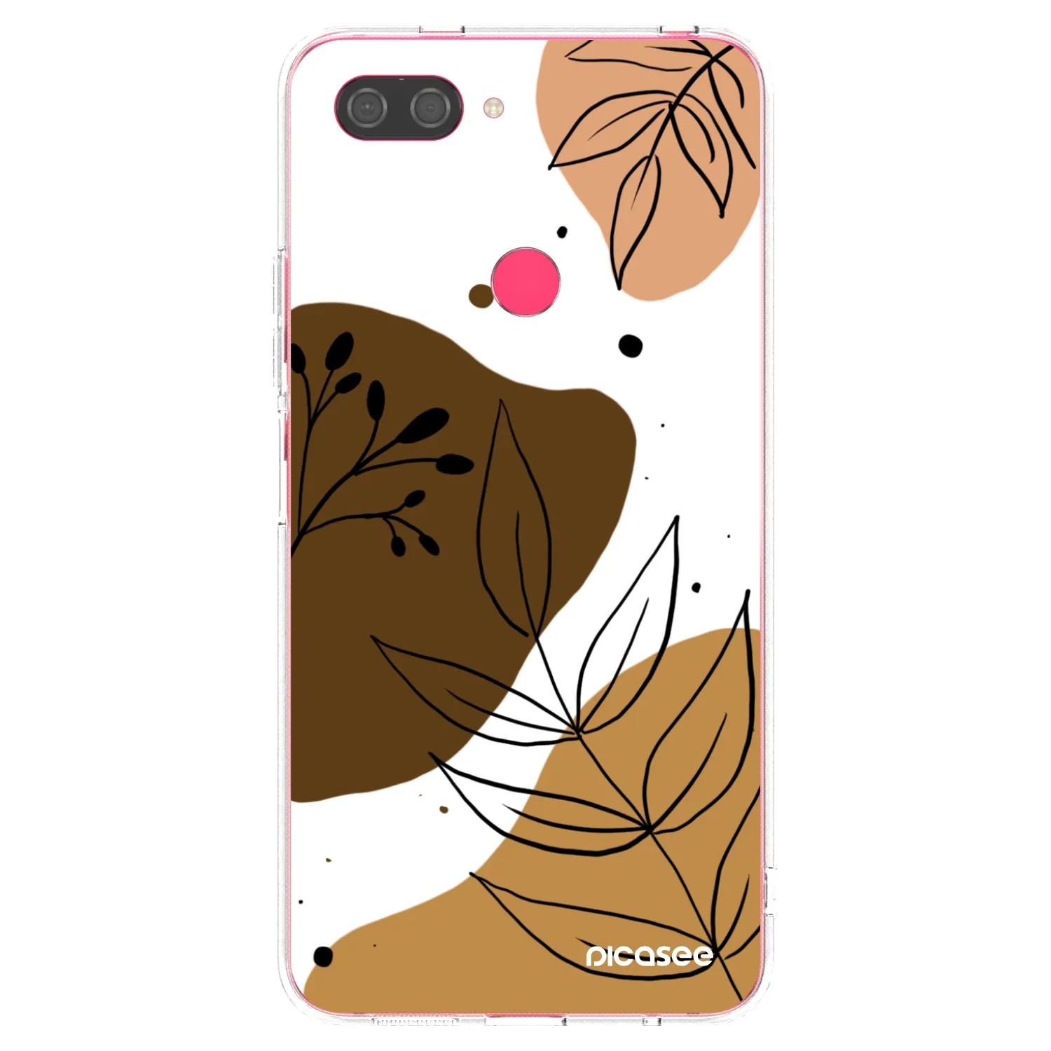 Picasee silikonowe przeźroczyste etui na Xiaomi Mi 8 Lite - Boho style