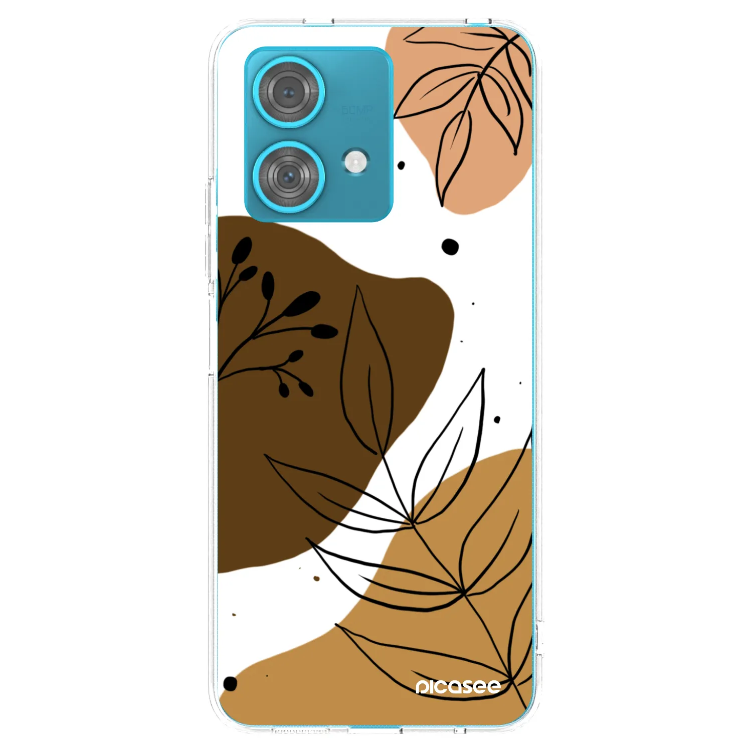Picasee silikonowe przeźroczyste etui na Motorola Edge 40 Neo - Boho style
