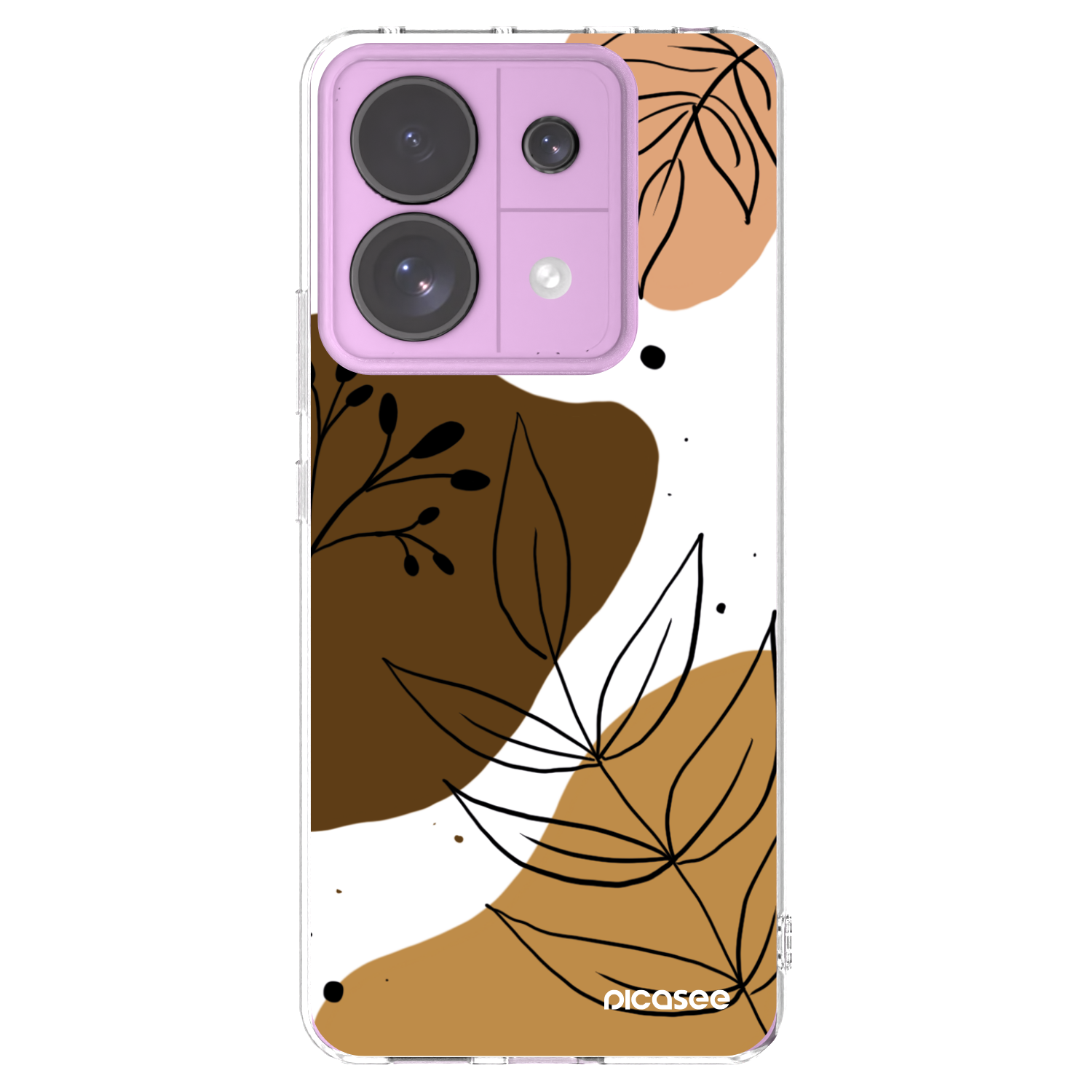 Picasee silikonowe przeźroczyste etui na Xiaomi Redmi Note 13 Pro 5G - Boho style