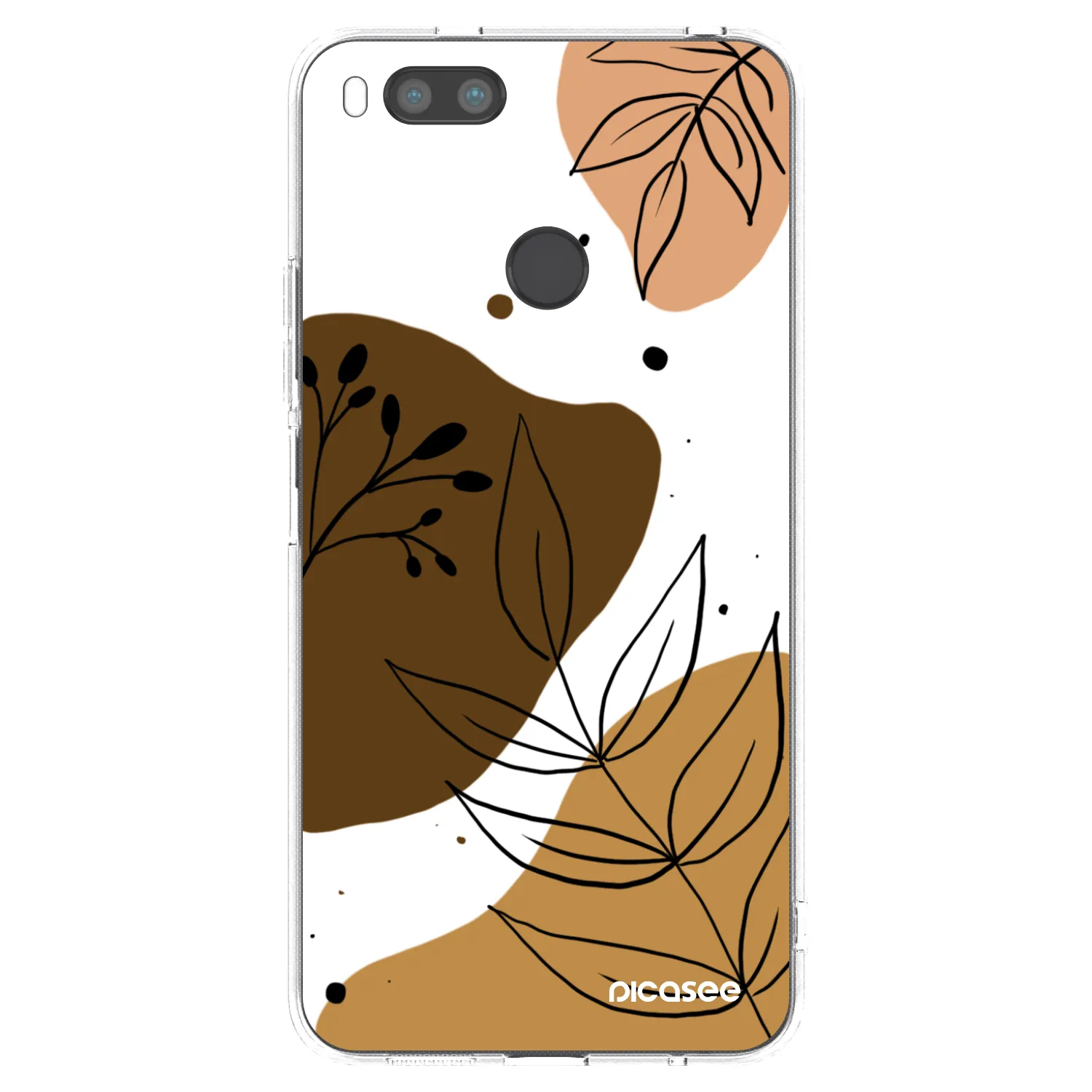 Picasee silikonowe przeźroczyste etui na Xiaomi Mi A1 Global - Boho style