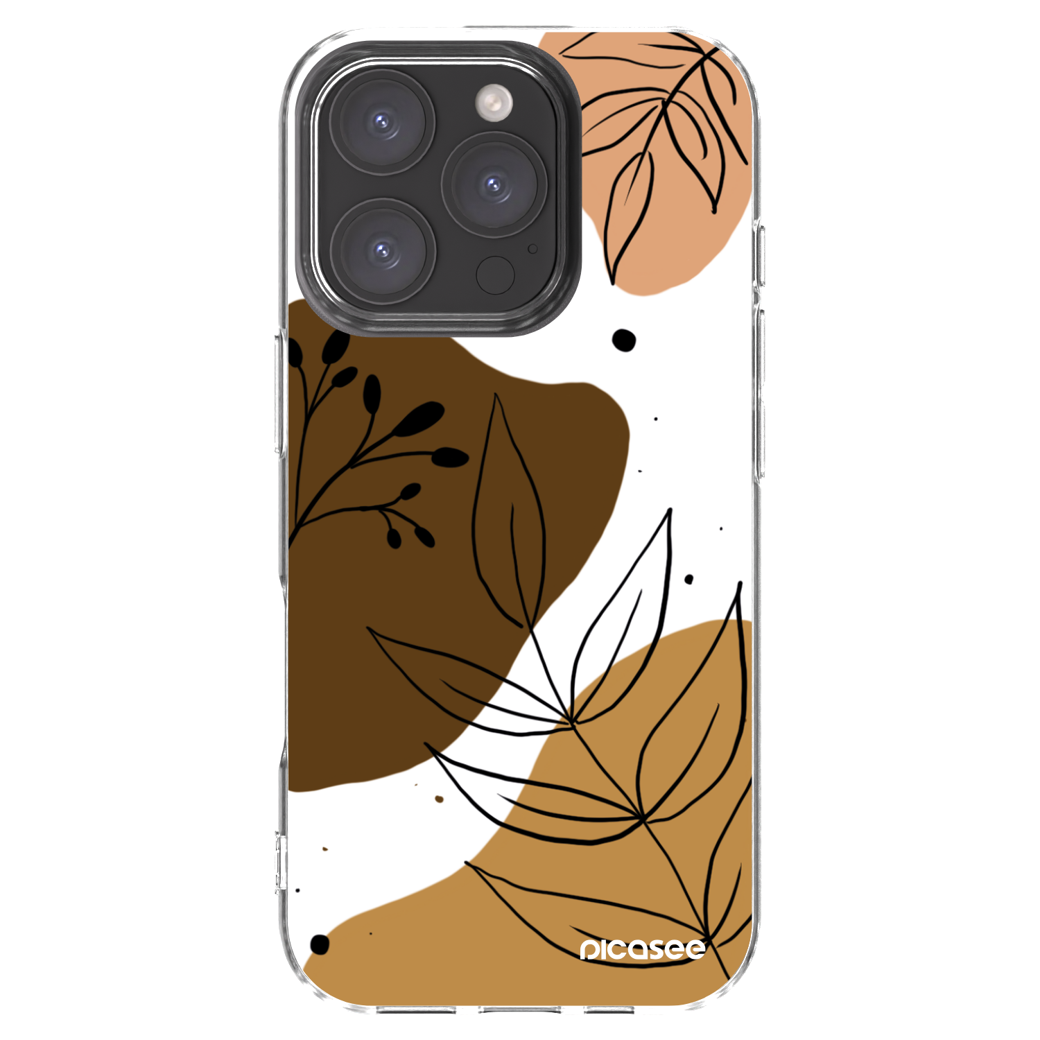 Picasee silikonowe przeźroczyste etui na Apple iPhone 16 Pro - Boho style