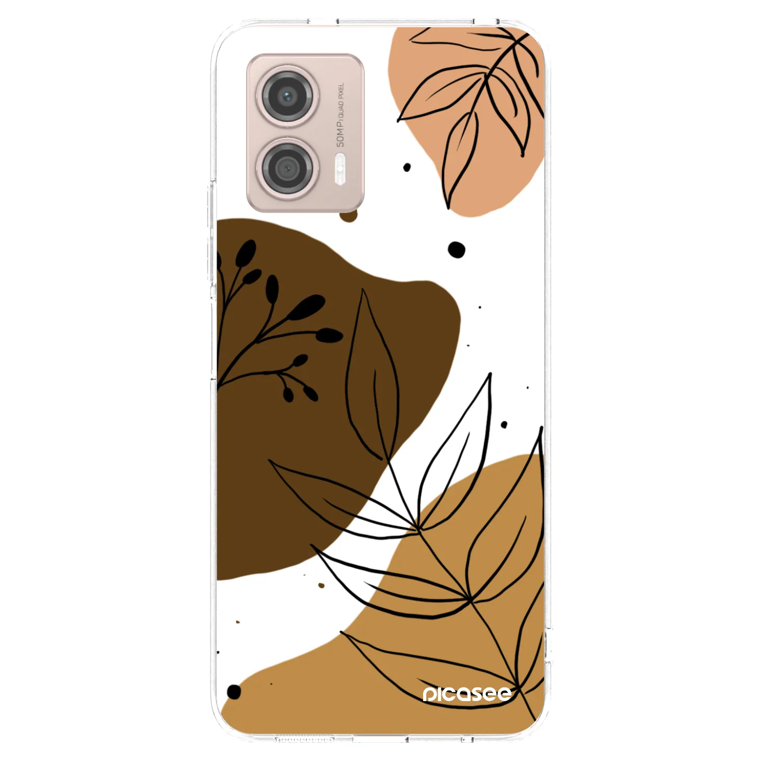 Picasee silikonowe przeźroczyste etui na Motorola Moto G53 5G - Boho style