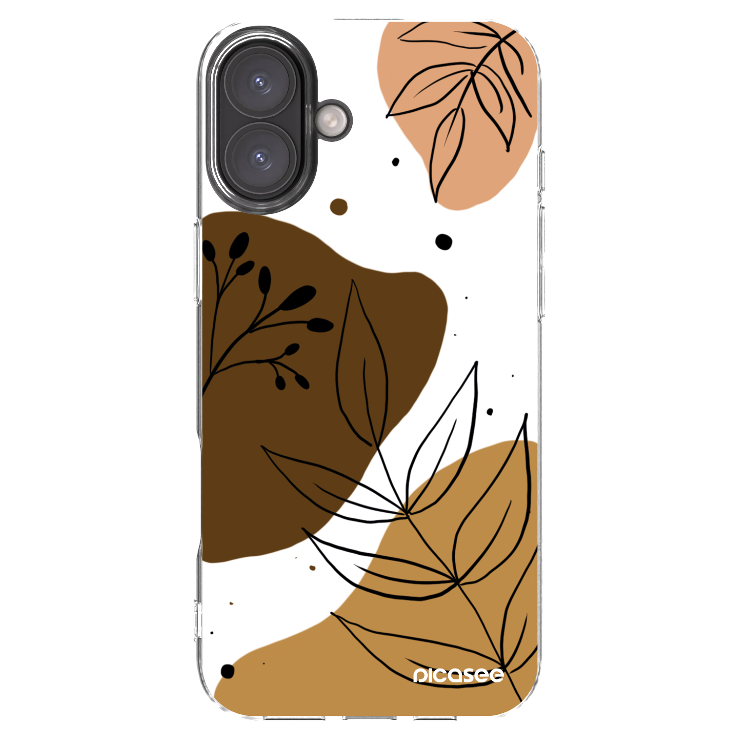Picasee silikonowe przeźroczyste etui na Apple iPhone 16 Plus - Boho style