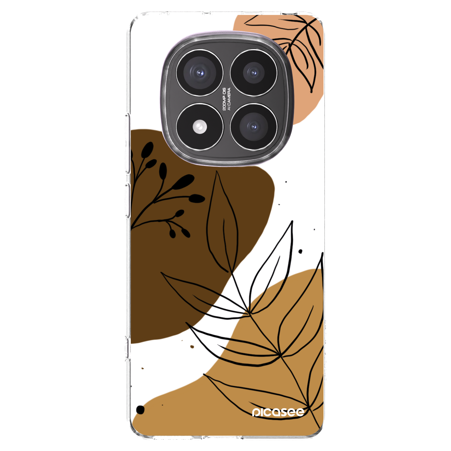 Picasee silikonowe przeźroczyste etui na Xiaomi Redmi Note 14 Pro+ 5G - Boho style