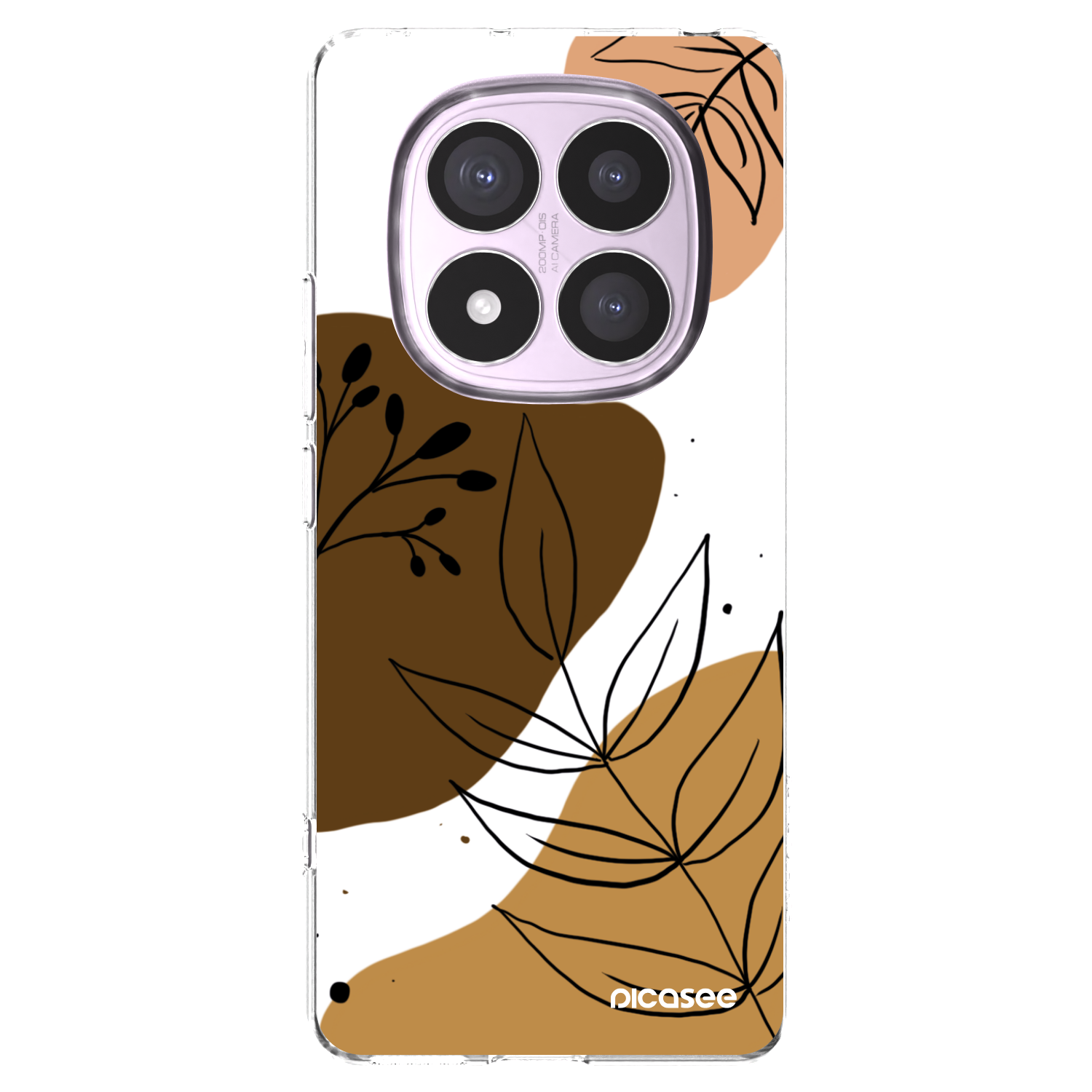 Picasee silikonowe przeźroczyste etui na Xiaomi Redmi Note 14 Pro 5G - Boho style