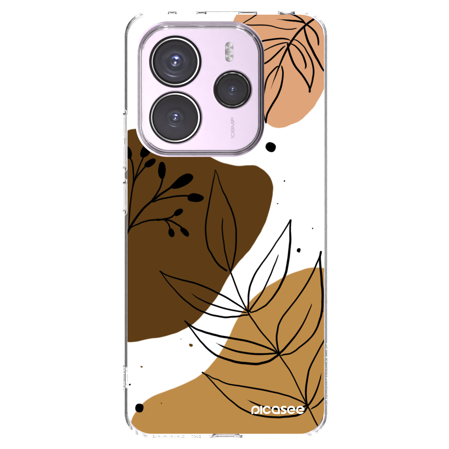 Picasee silikonowe przeźroczyste etui na Xiaomi Redmi Note 14 5G - Boho style
