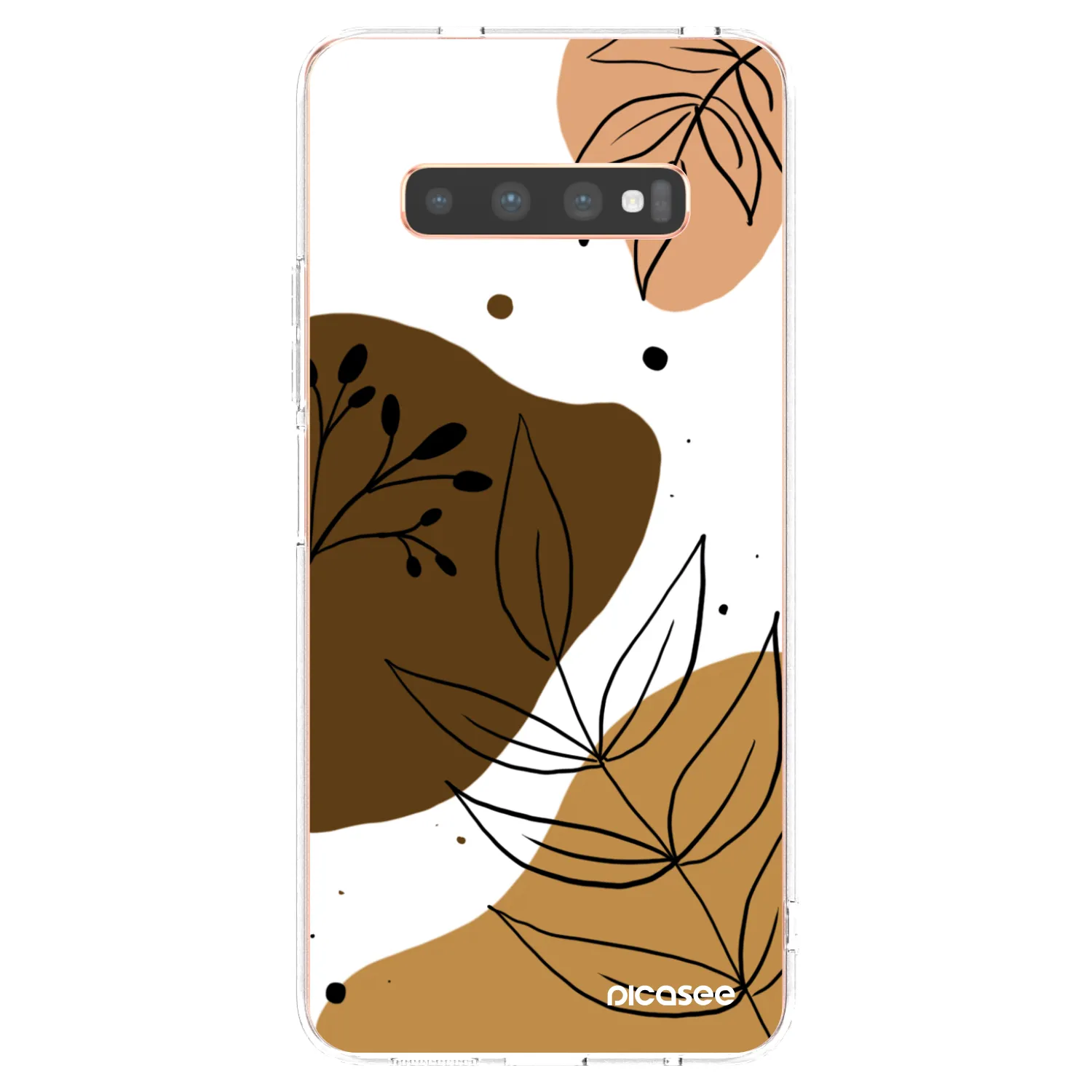 Picasee silikonowe przeźroczyste etui na Samsung Galaxy S10 Plus G975 - Boho style
