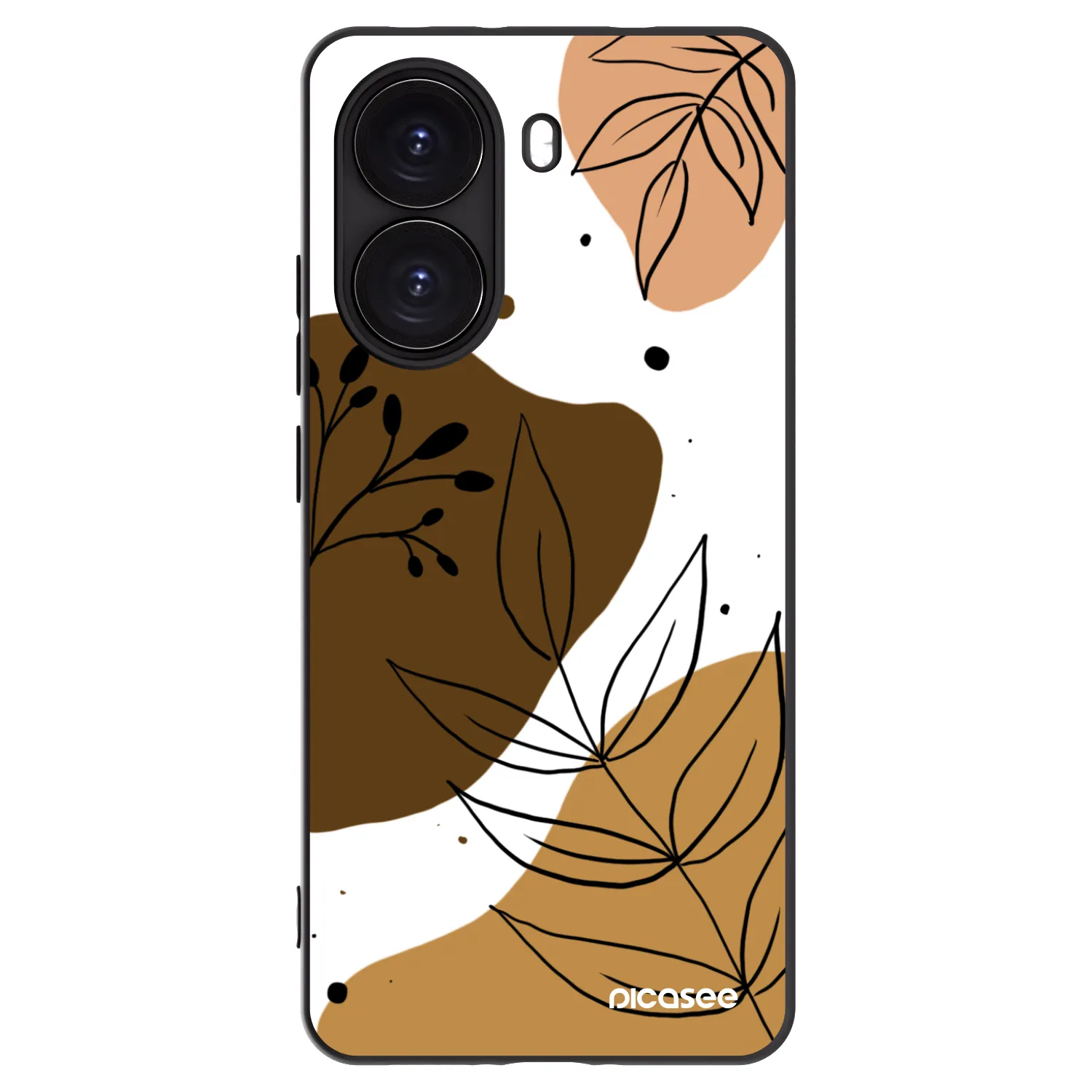Picasee silikonowe czarne etui na Xiaomi Poco X7 Pro 5G - Boho style