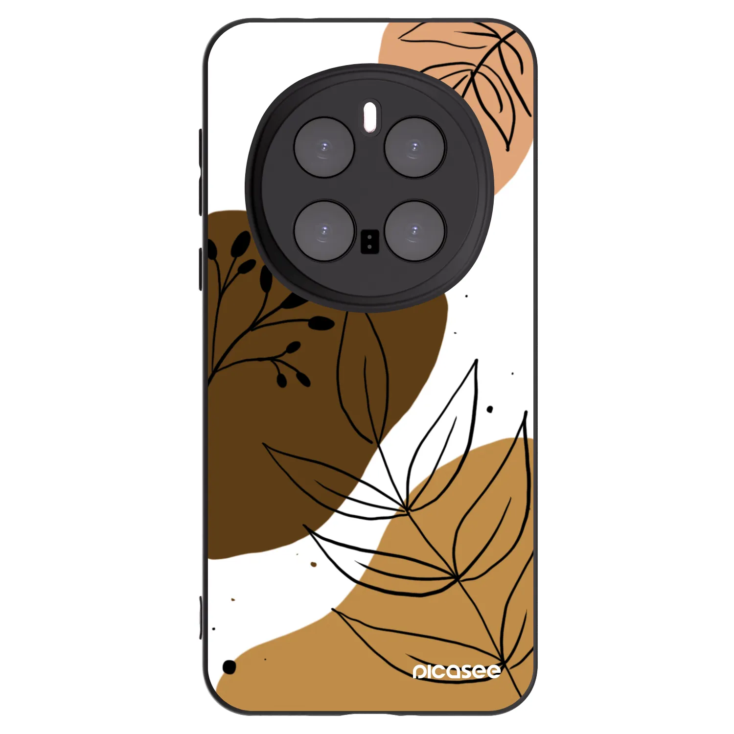 Picasee silikonowe czarne etui na Honor Magic7 Pro 5G - Boho style