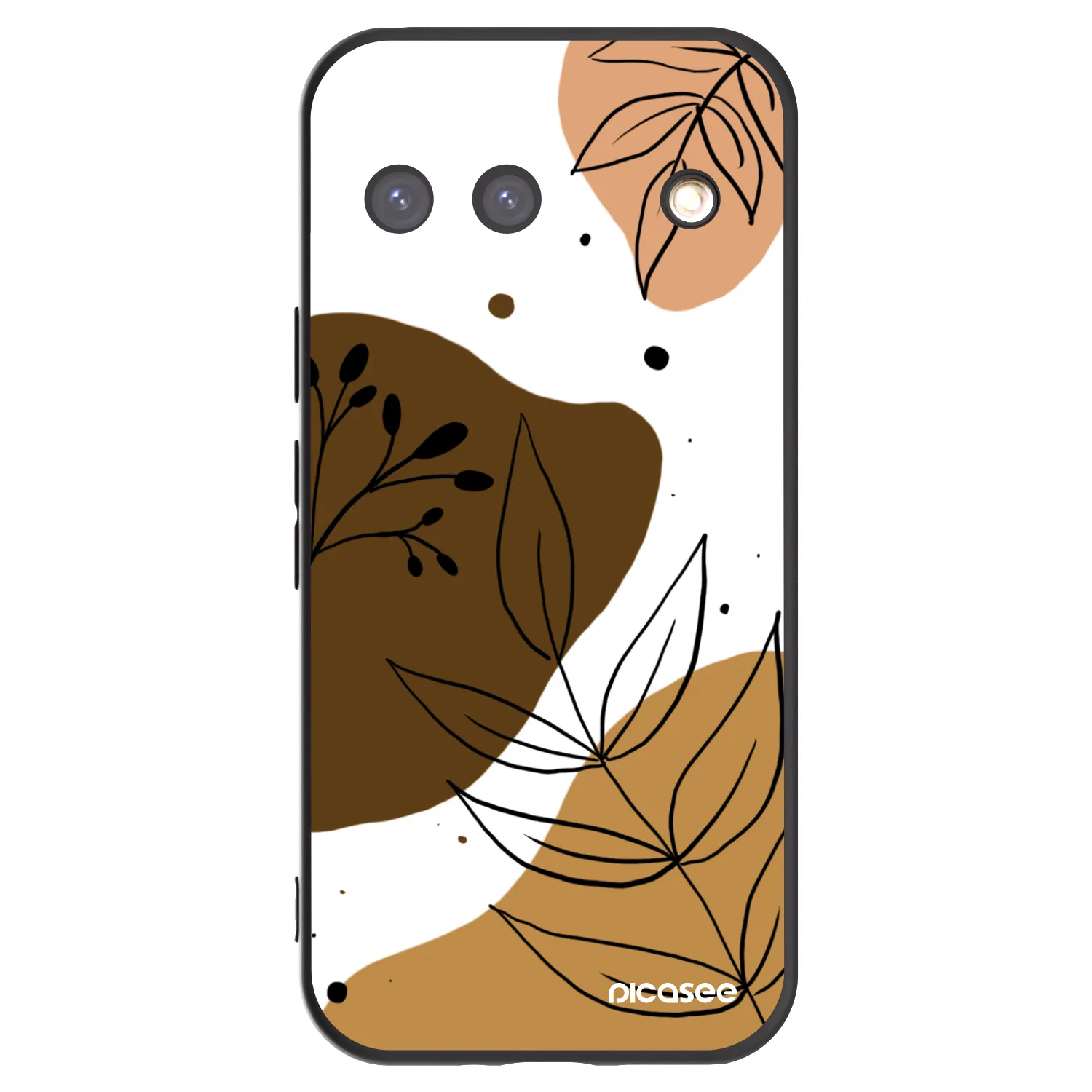 Picasee silikonowe czarne etui na Google Pixel 9 - Boho style