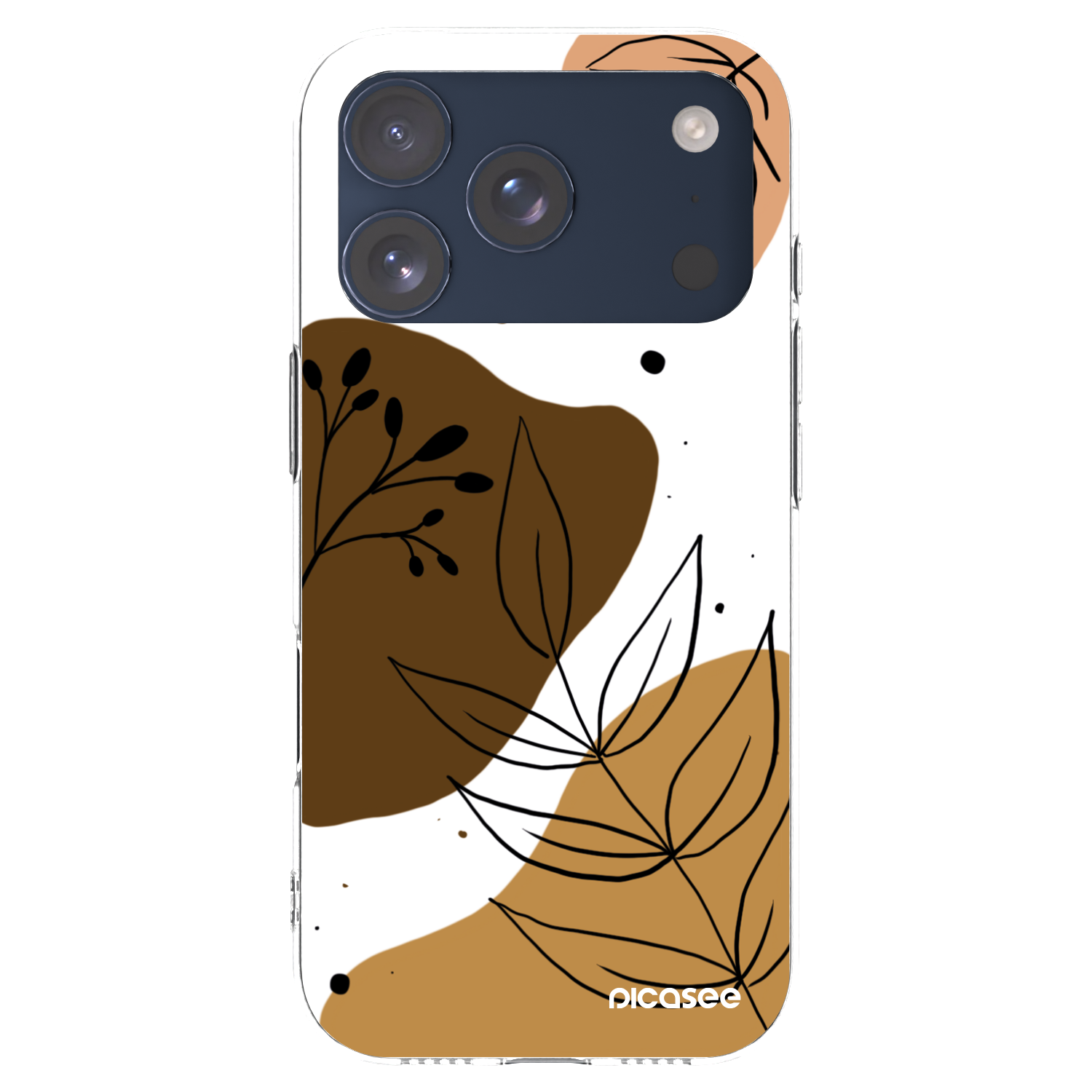 Picasee silikonowe przeźroczyste etui na Apple iPhone 17 Pro - Boho style
