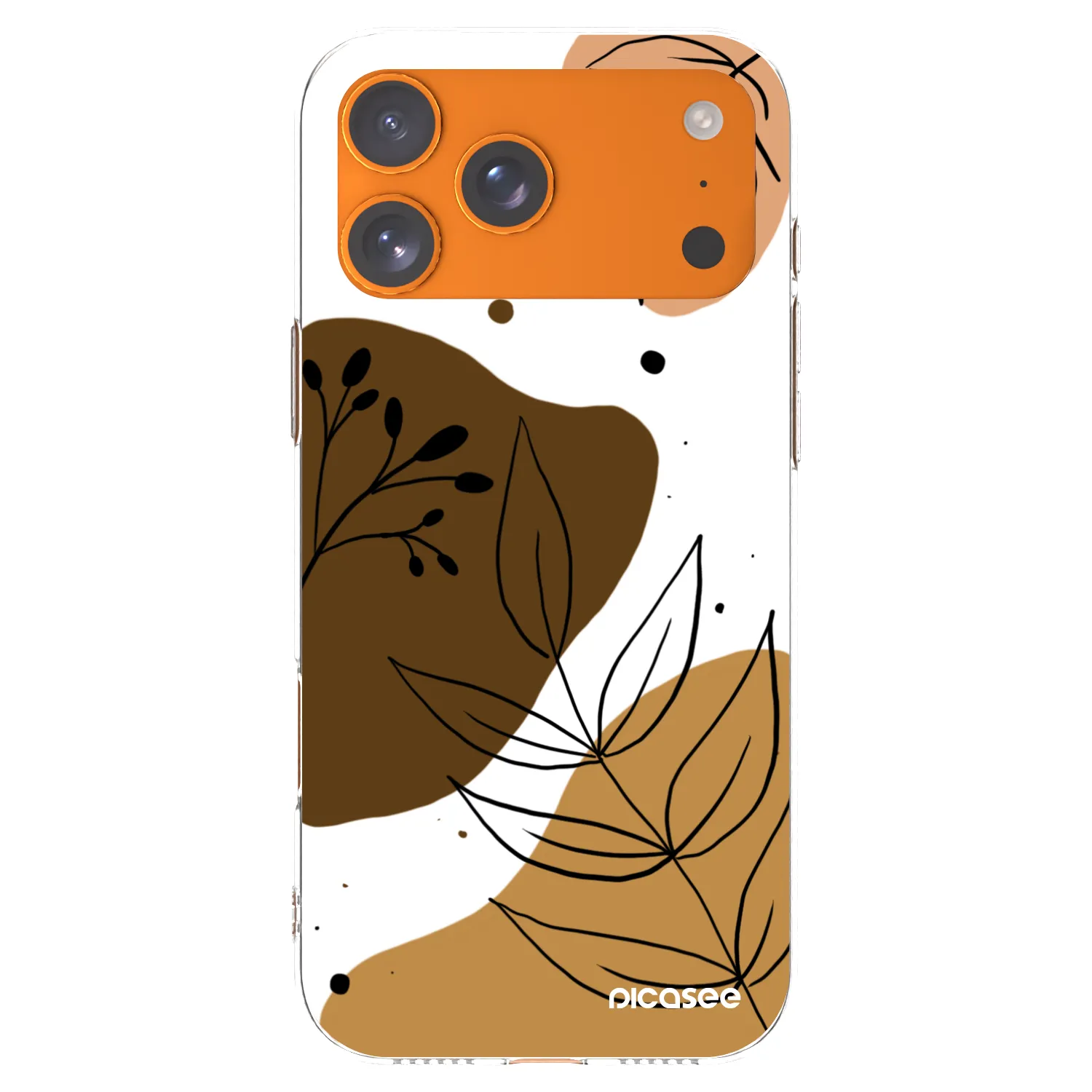 Picasee silikonowe przeźroczyste etui na Apple iPhone 17 Pro Max - Boho style