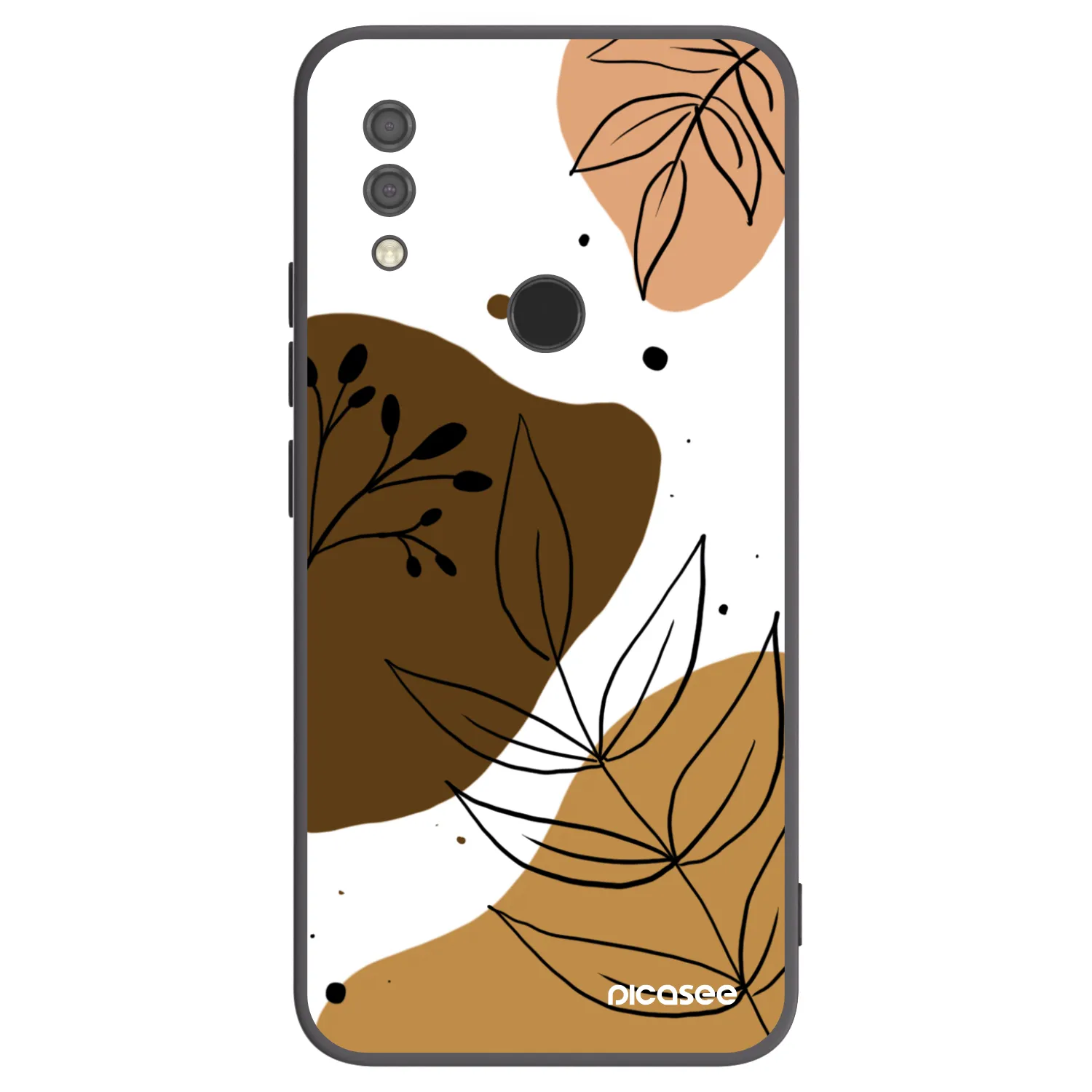 Picasee silikonowe czarne etui na Xiaomi Redmi 7 - Boho style