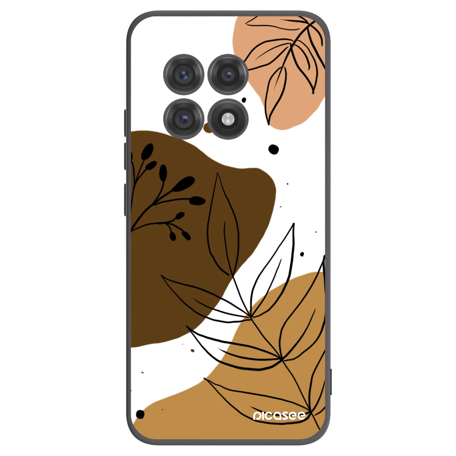 Picasee silikonowe czarne etui na OnePlus 13R 5G - Boho style