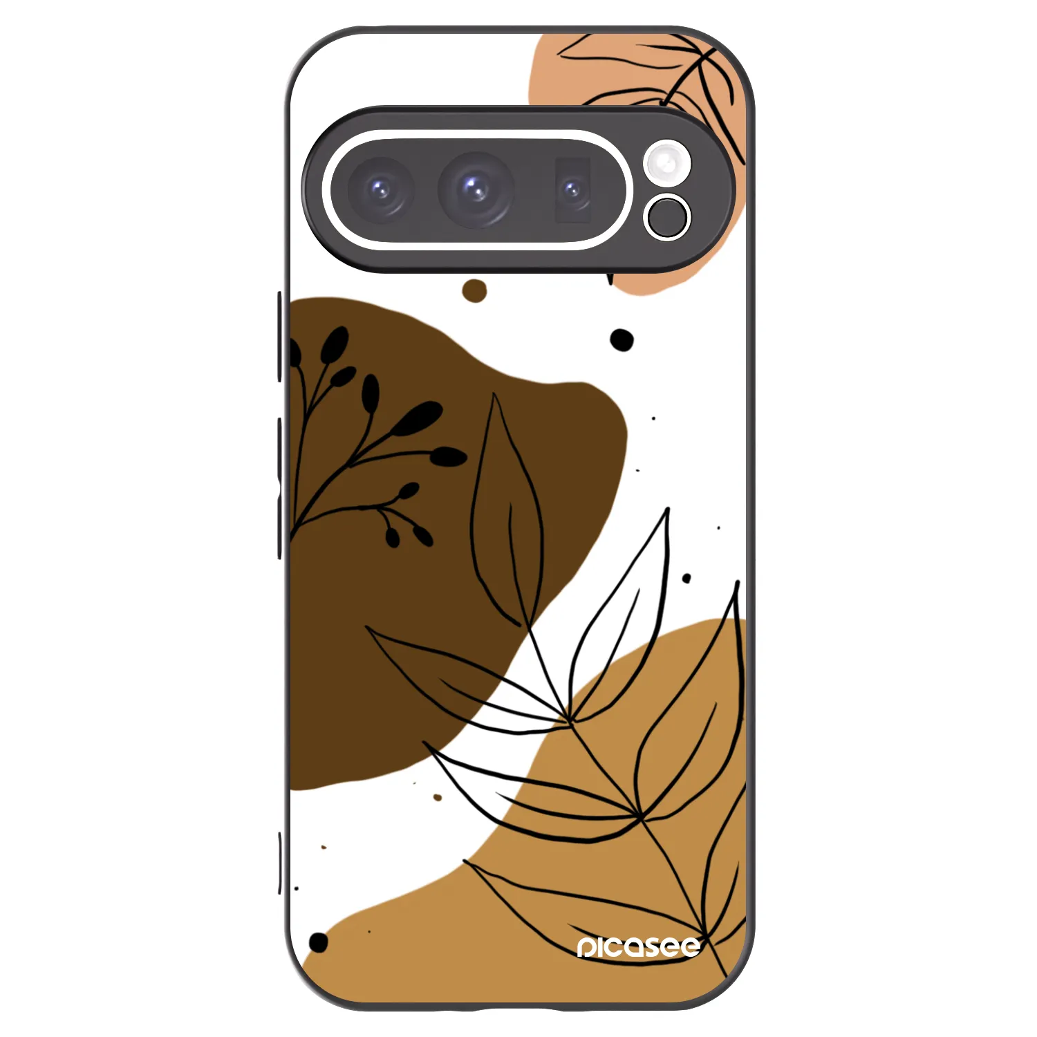 Picasee silikonowe czarne etui na Google Pixel 9 Pro XL - Boho style