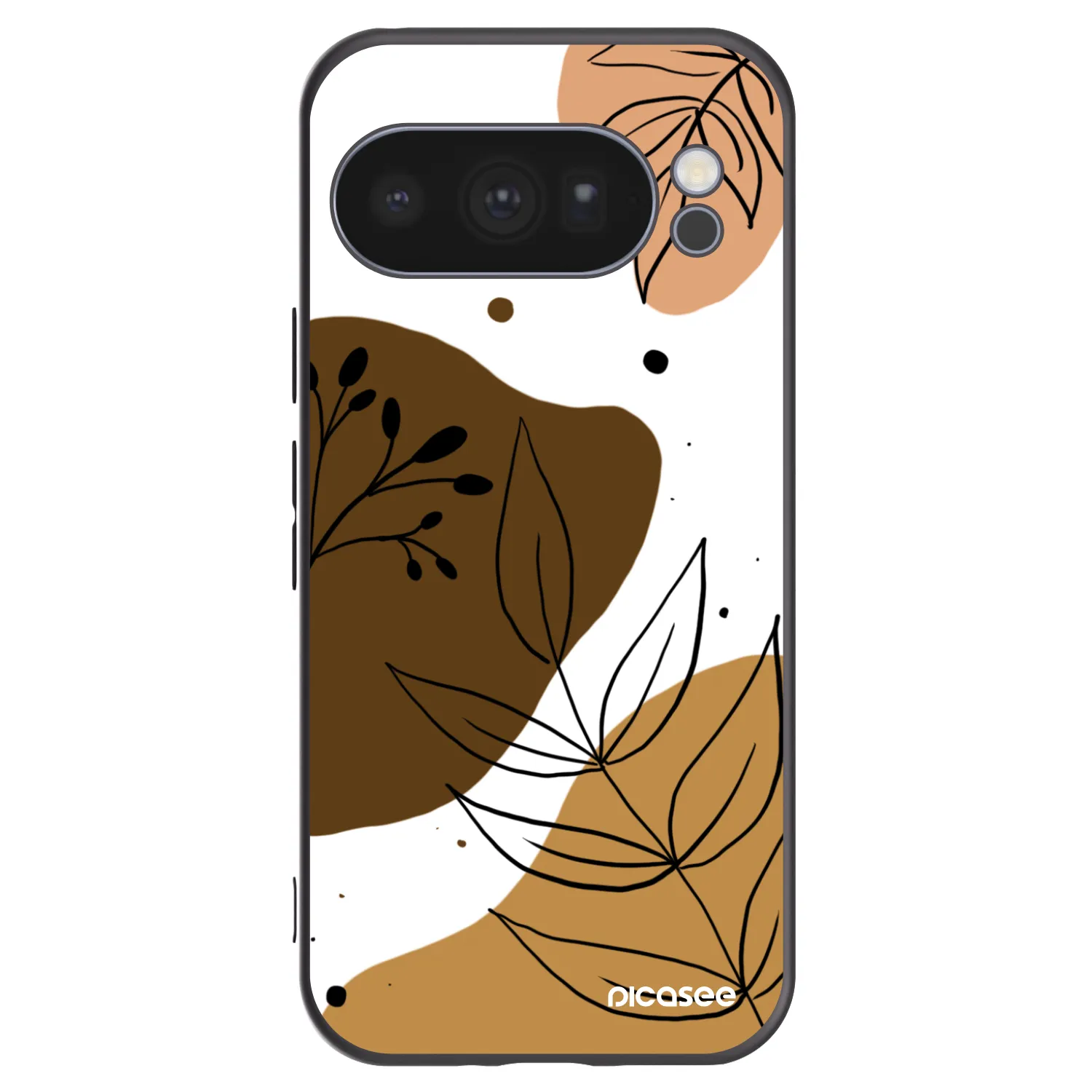 Picasee silikonowe czarne etui na Google Pixel 10 Pro - Boho style